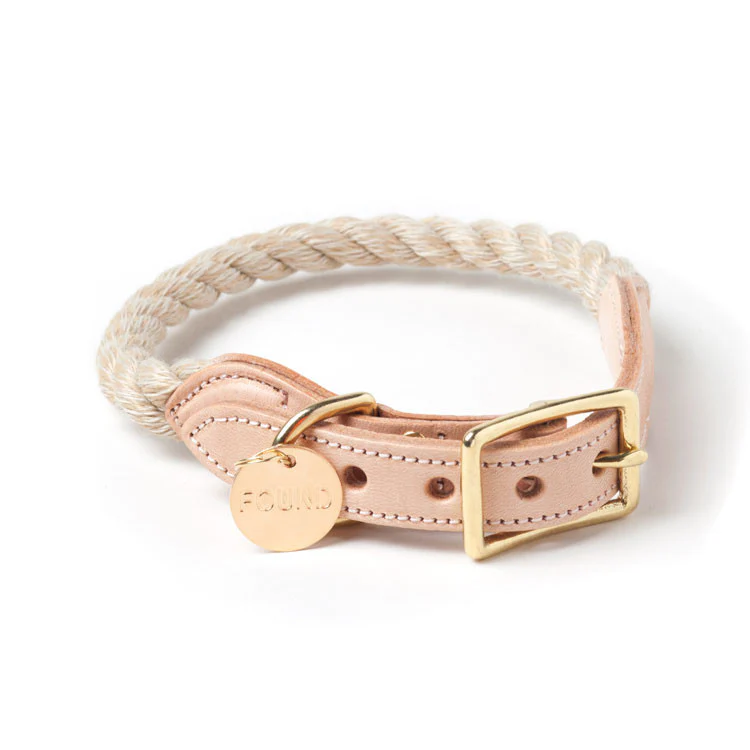 Dog Collar - Light Tan