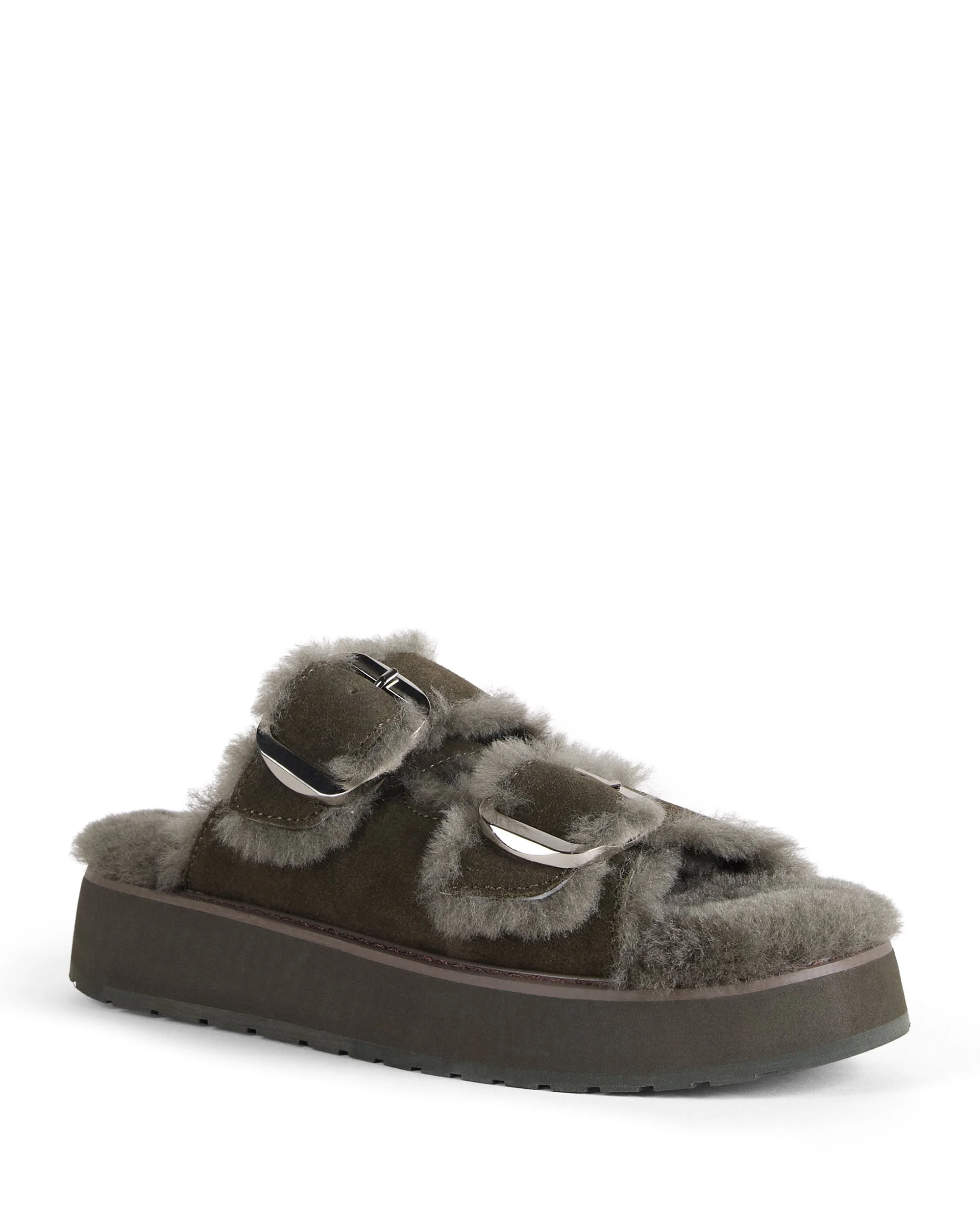 Cabello Slides - Dark Olive - Image 2