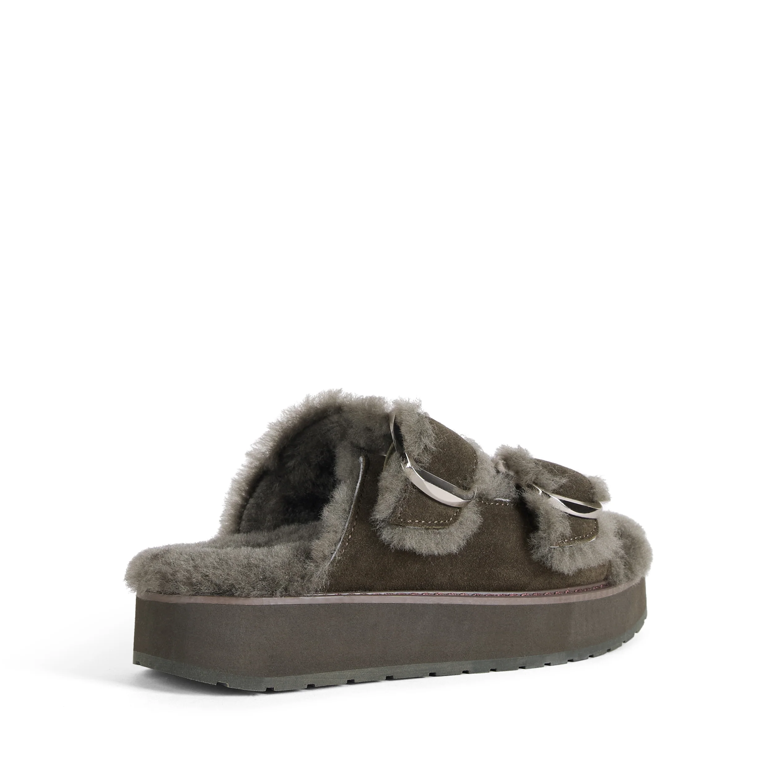 Cabello Slides - Dark Olive - Image 3