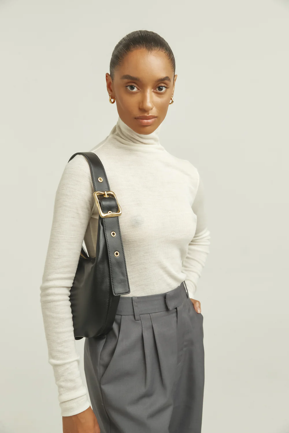 Everyday Croissant Bag - Black - Image 3