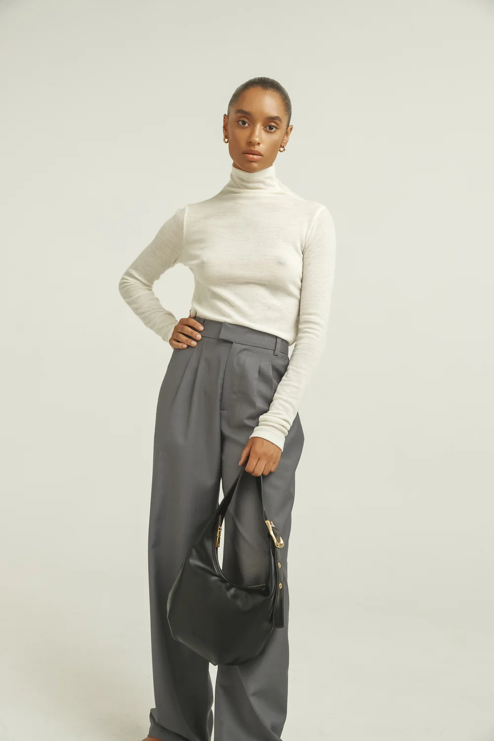 Everyday Croissant Bag - Black - Image 5