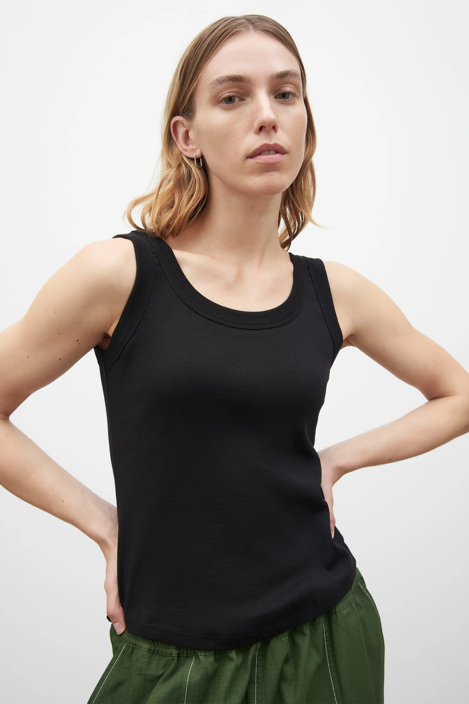 Everyday Singlet - Black - Image 3