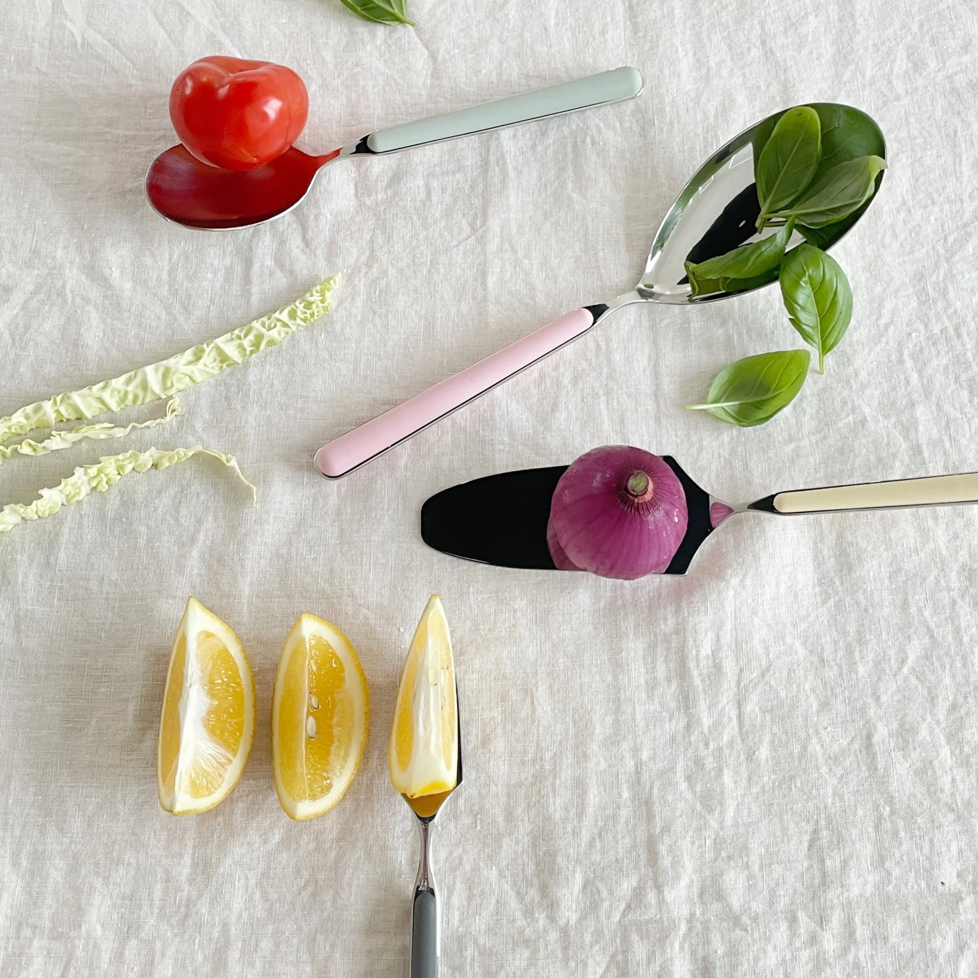 Fantasia Serving Utensils - French Vanilla - Image 3