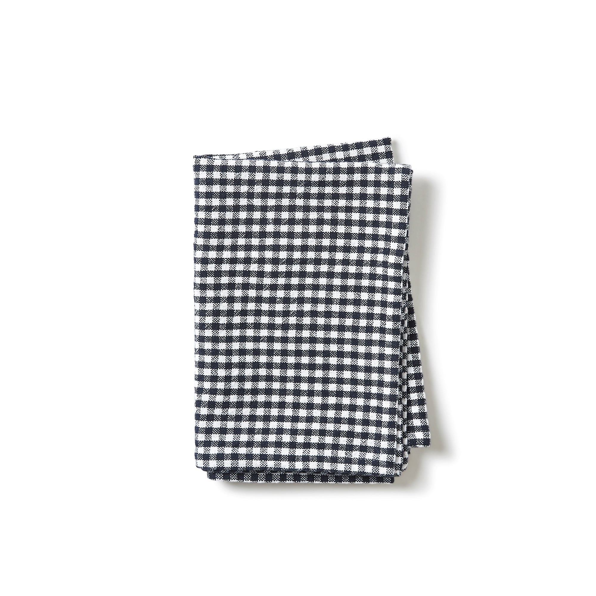 Gingham Tea Towel - Navy