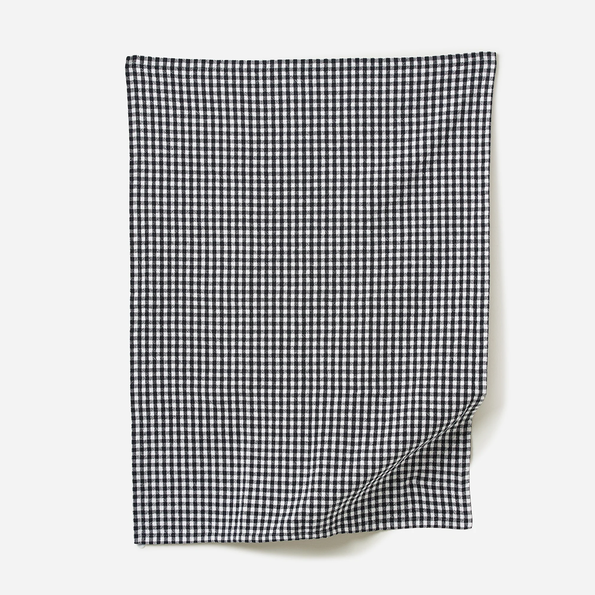 Gingham Tea Towel - Navy - Image 2