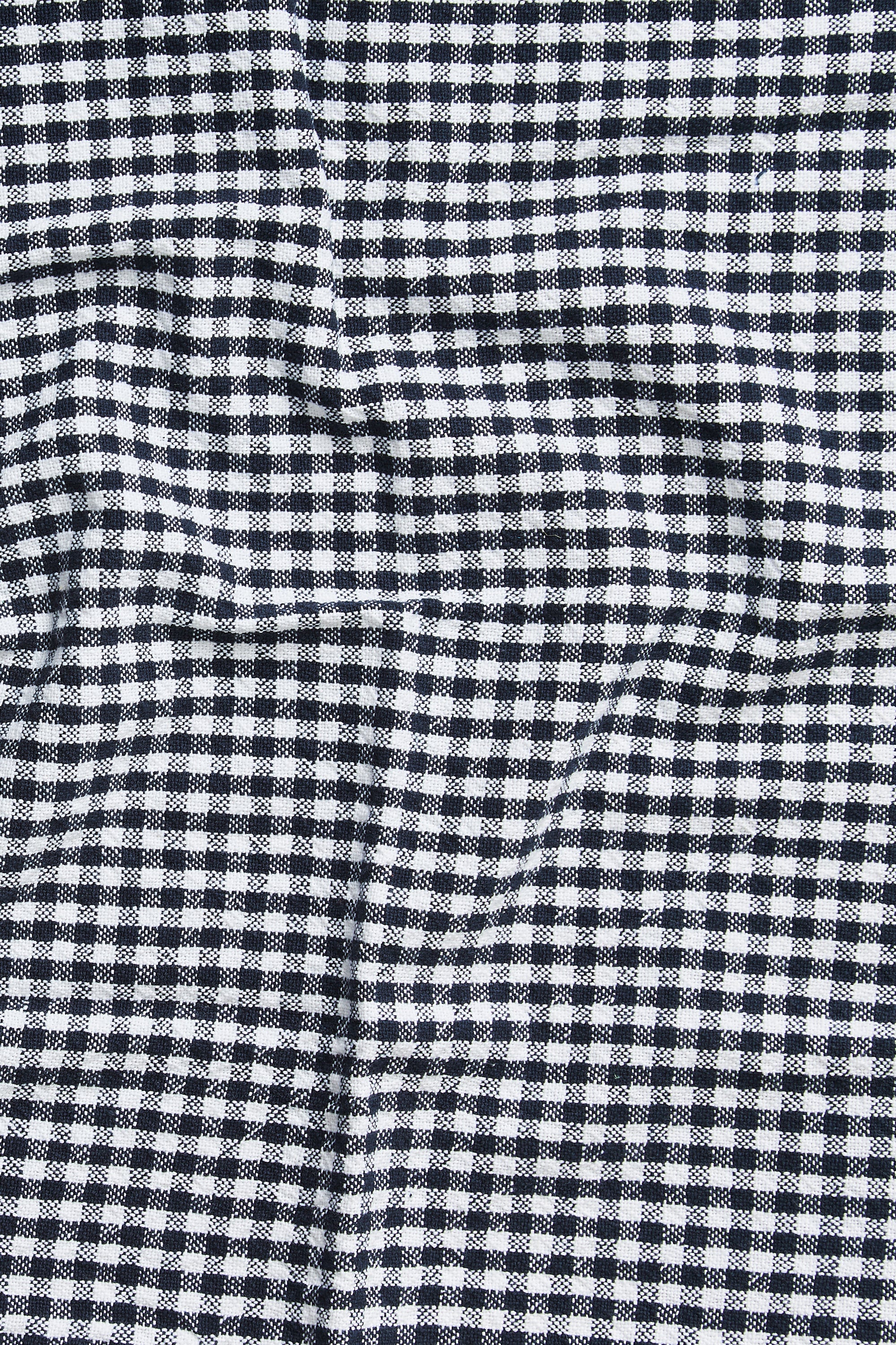 Gingham Tea Towel - Navy - Image 3