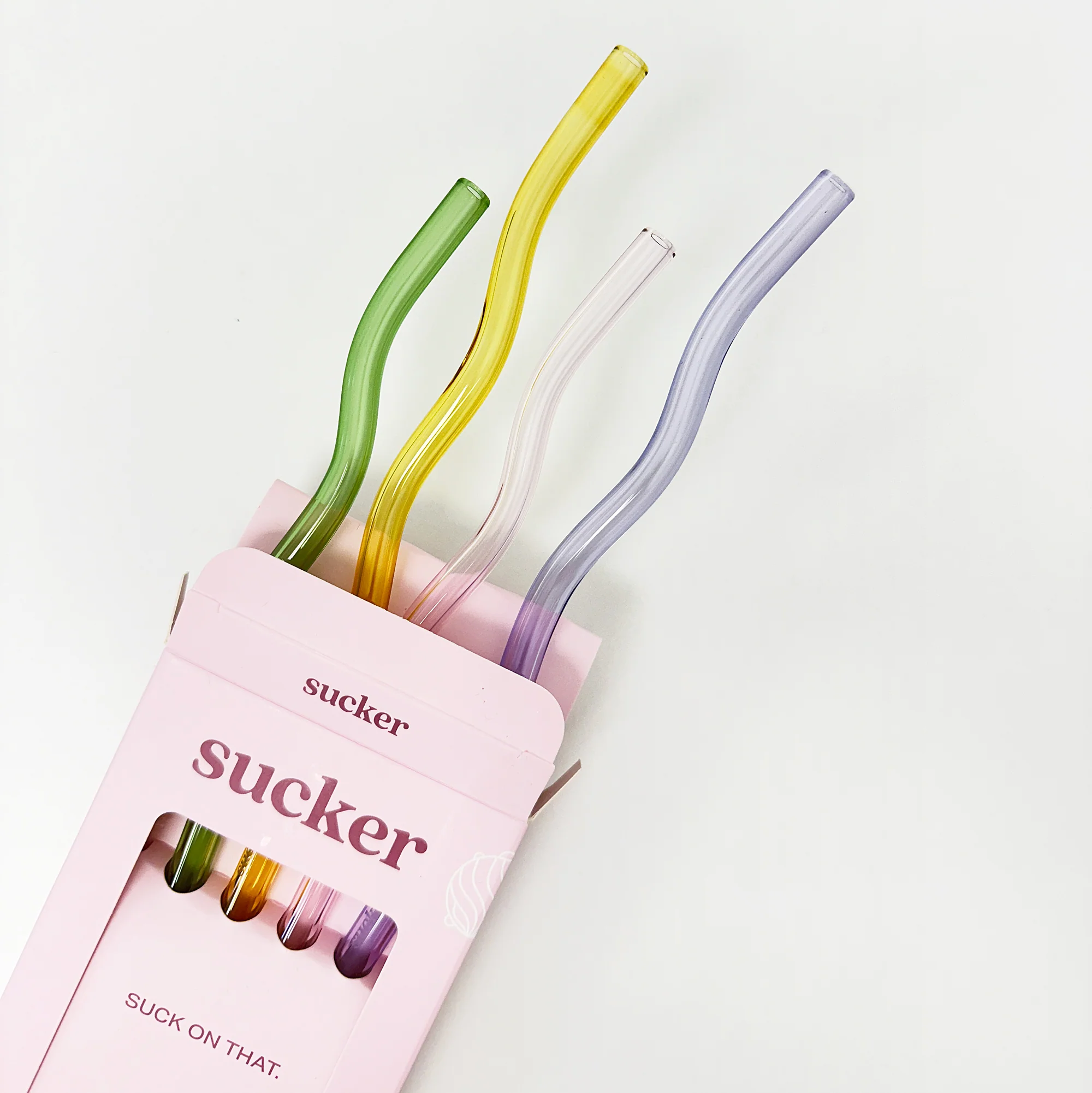 Glass Wavy Straws - Image 2