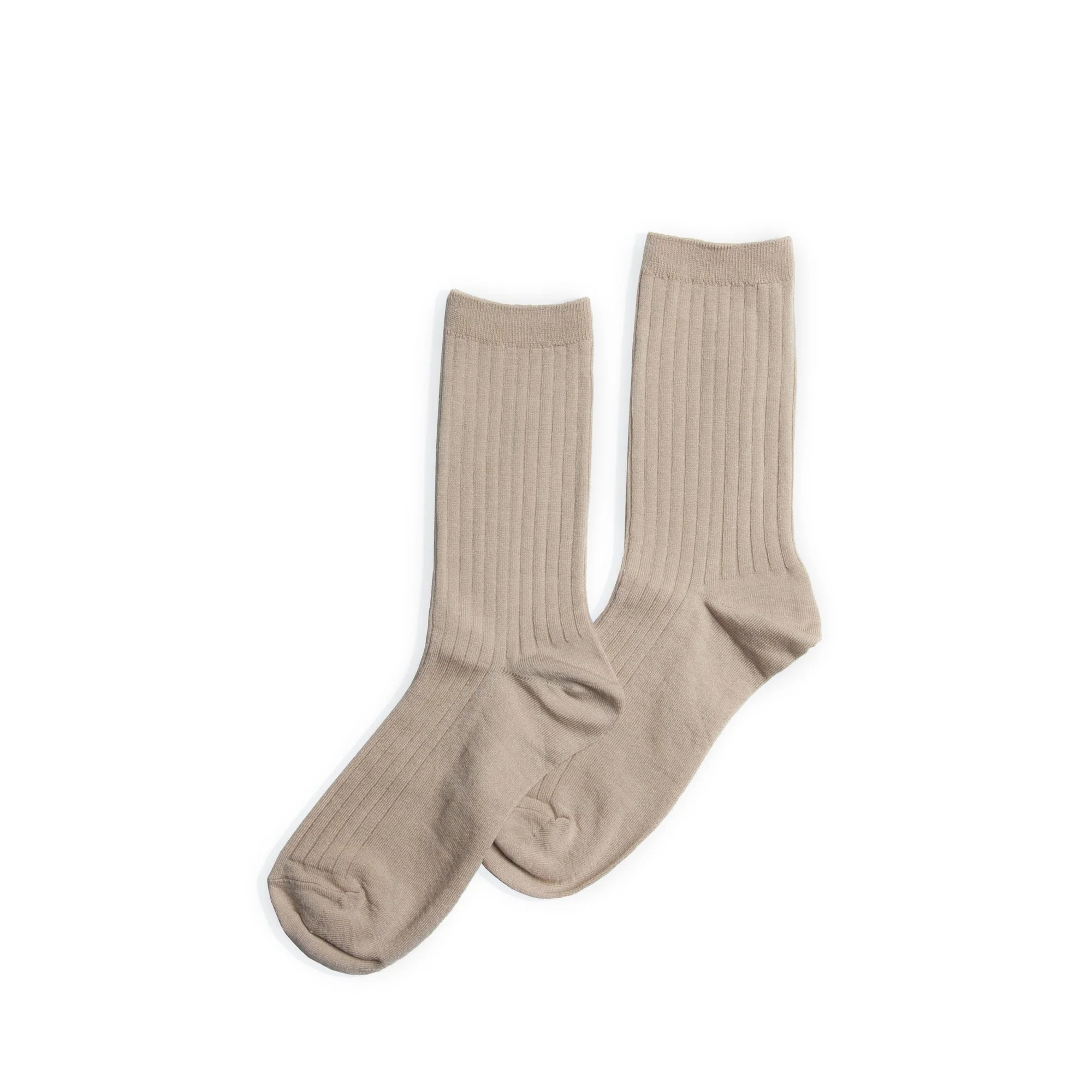 Half Crew Socks - Latte