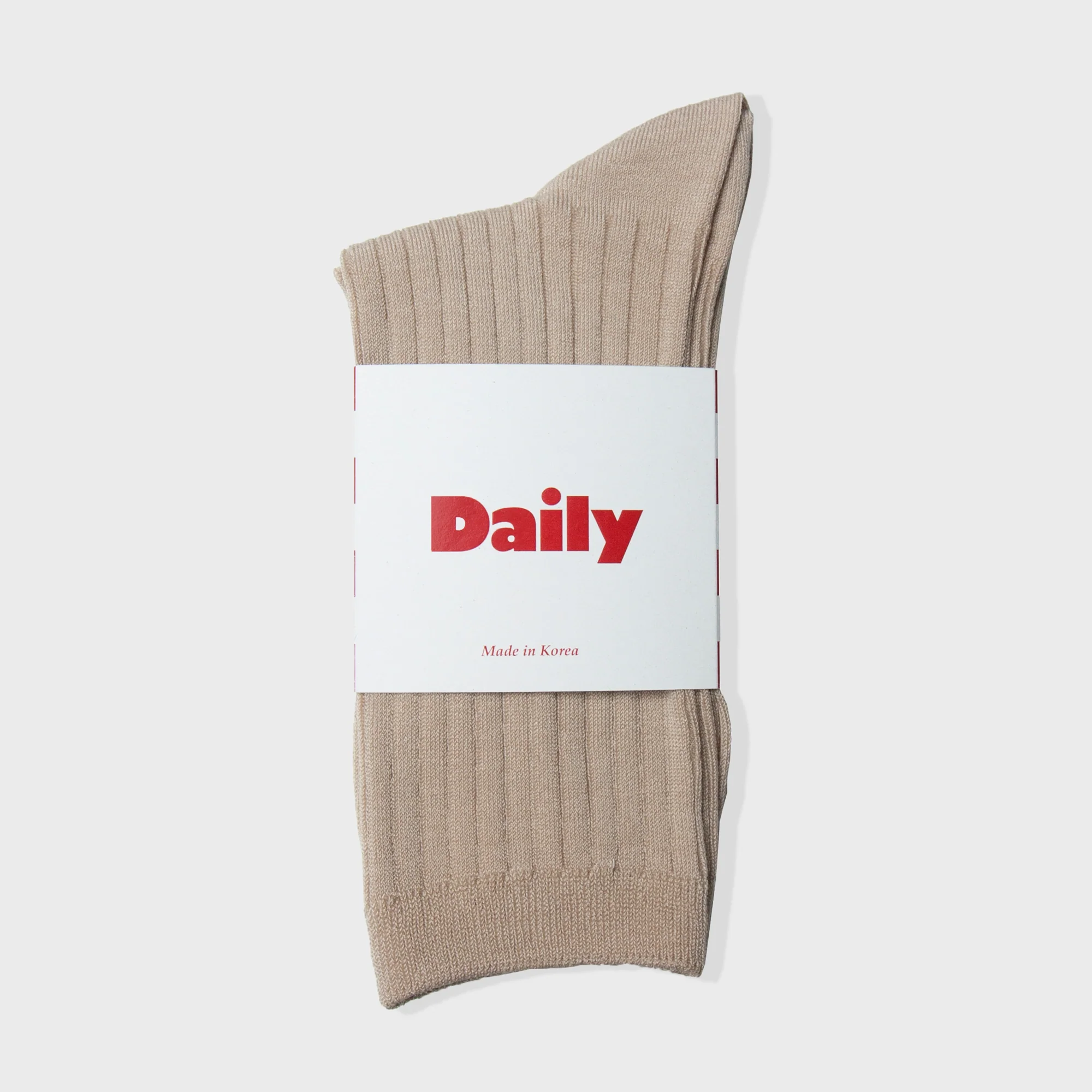Half Crew Socks - Latte - Image 2
