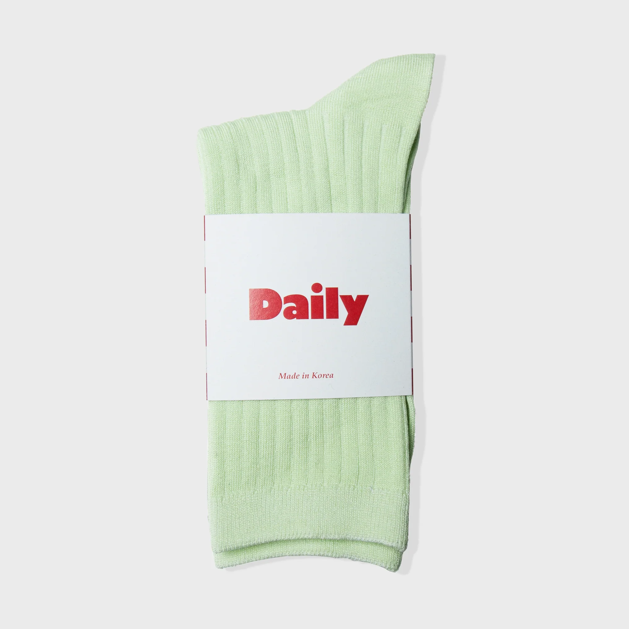 Half Crew Socks - Lime - Image 2