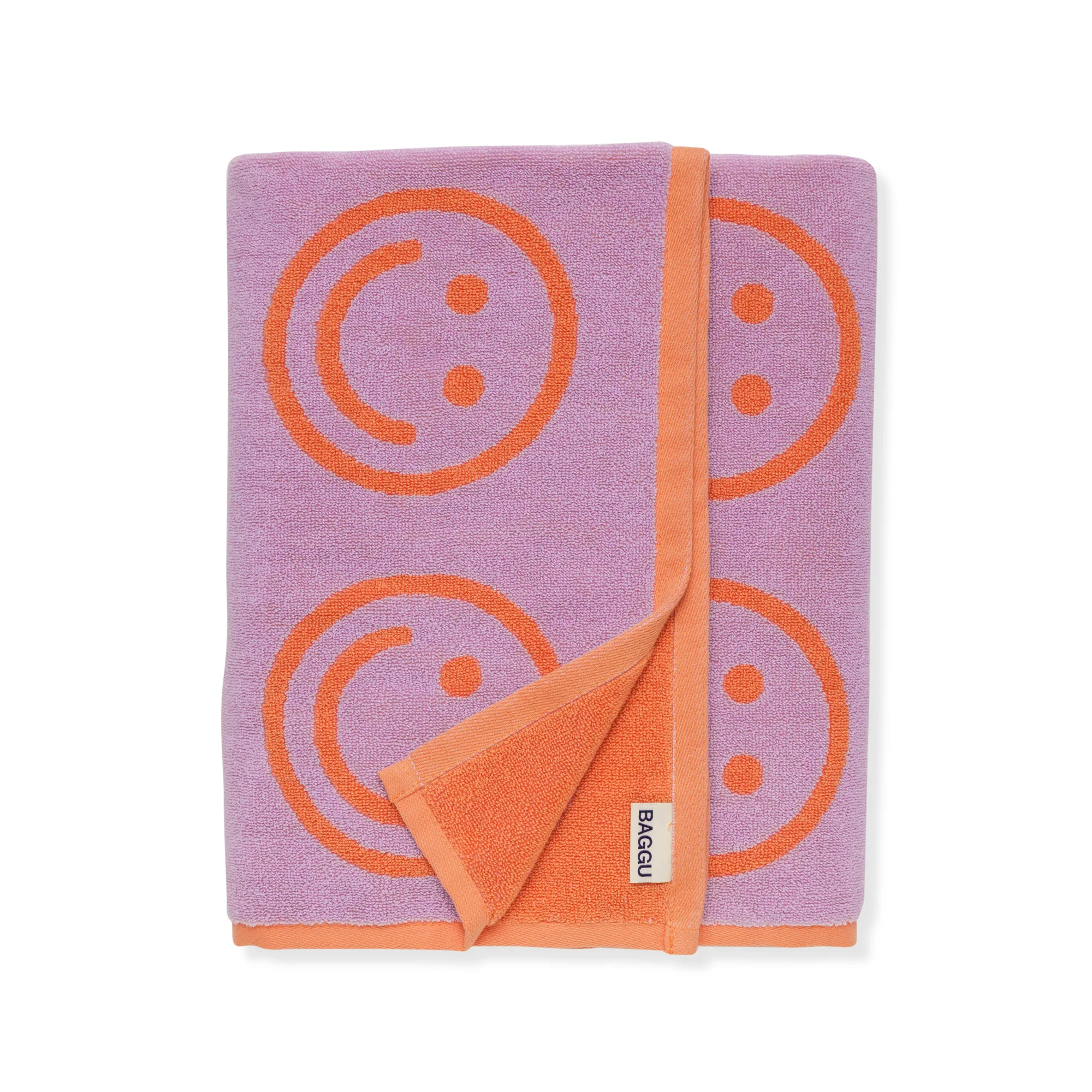 Happy Bath Towel - Lilac