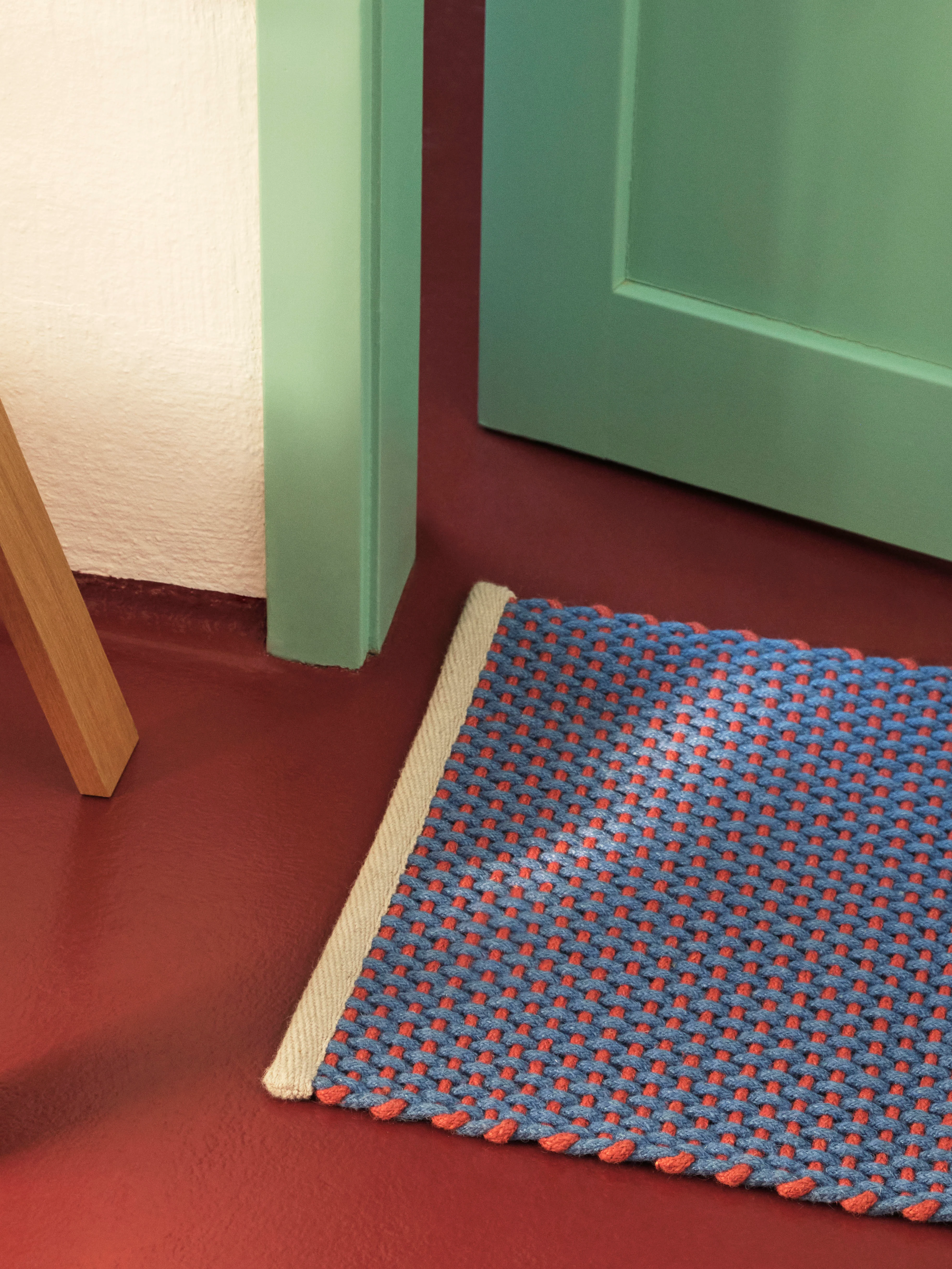 Blue Woven Door Mat - Image 2