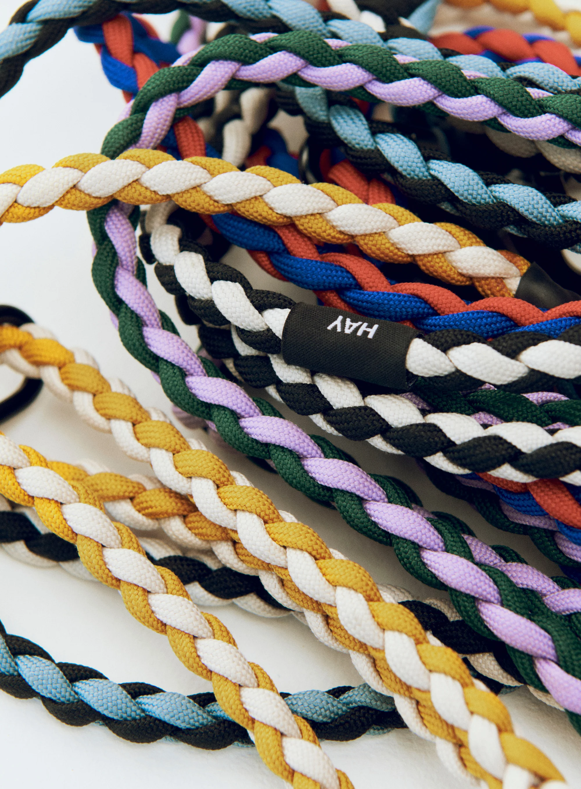 Braided Dog Leash - Blue & Black - Image 2