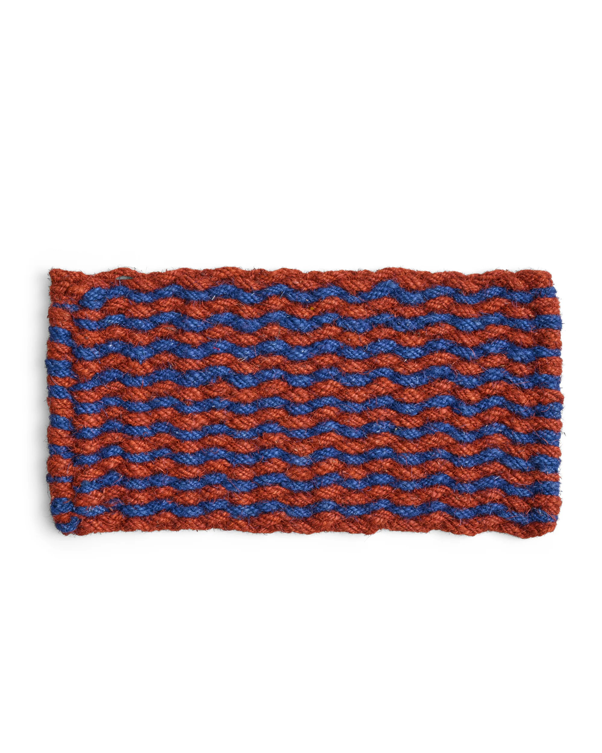 Coco Wave Stripe Door Mat - Red & Blue