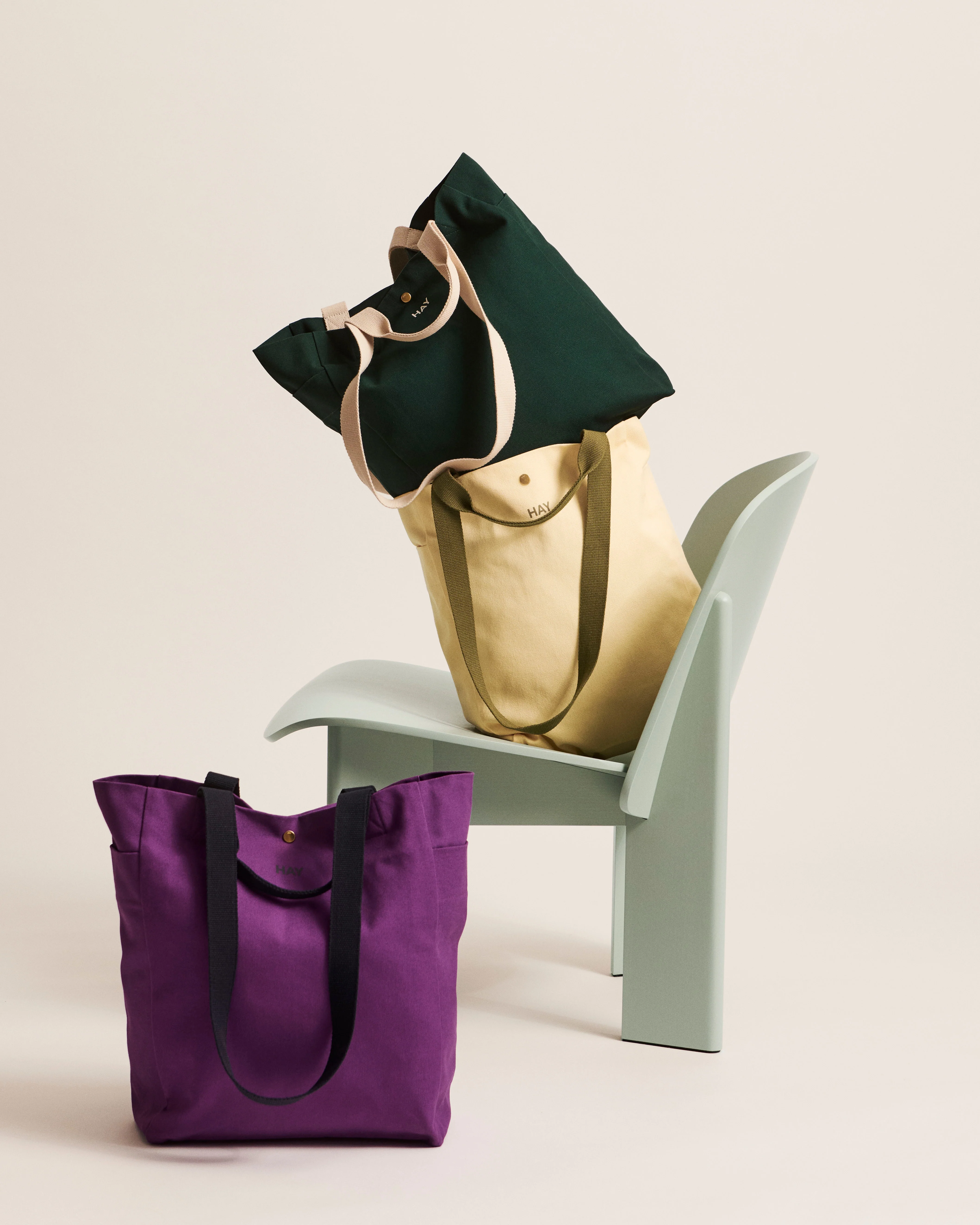 Everyday Tote Bag - Soft Yellow - Image 2