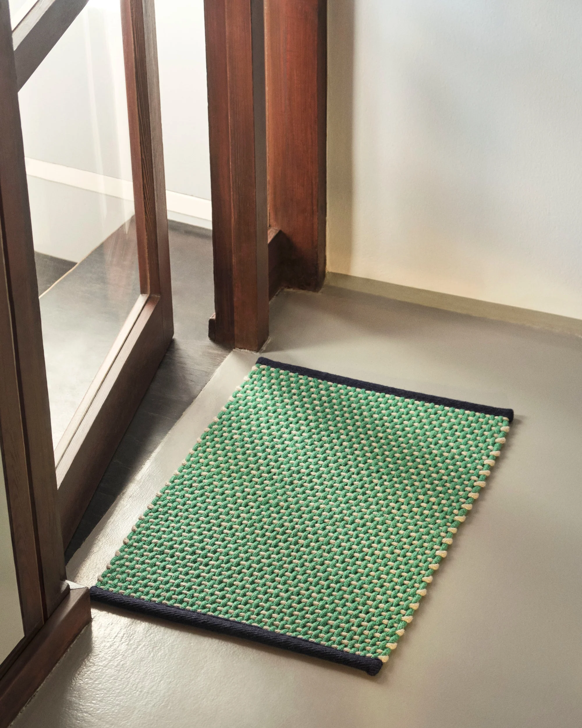 Light Green Woven Door Mat - Image 2