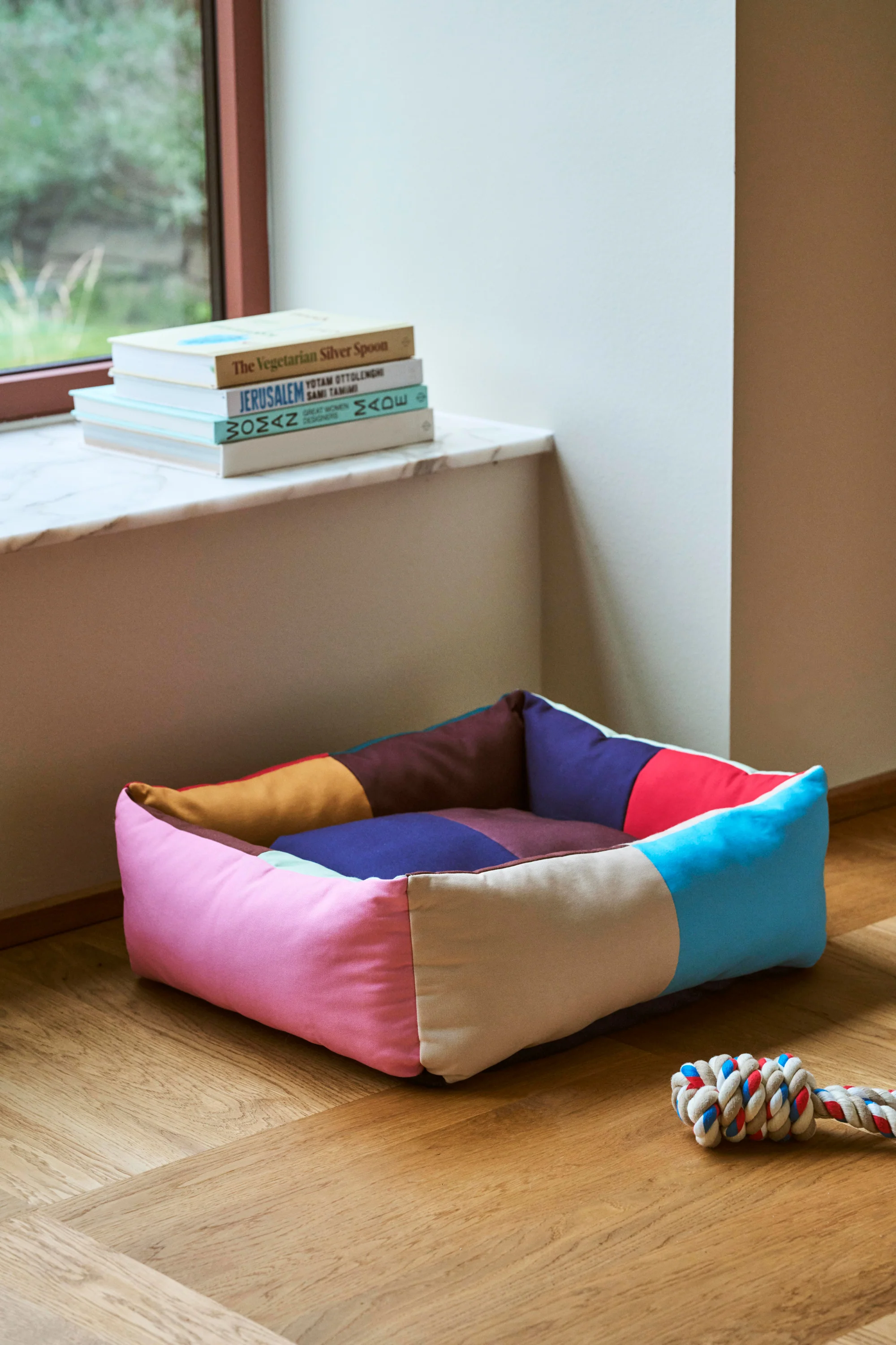 Medium Patchwork Dog Bed - Image 4