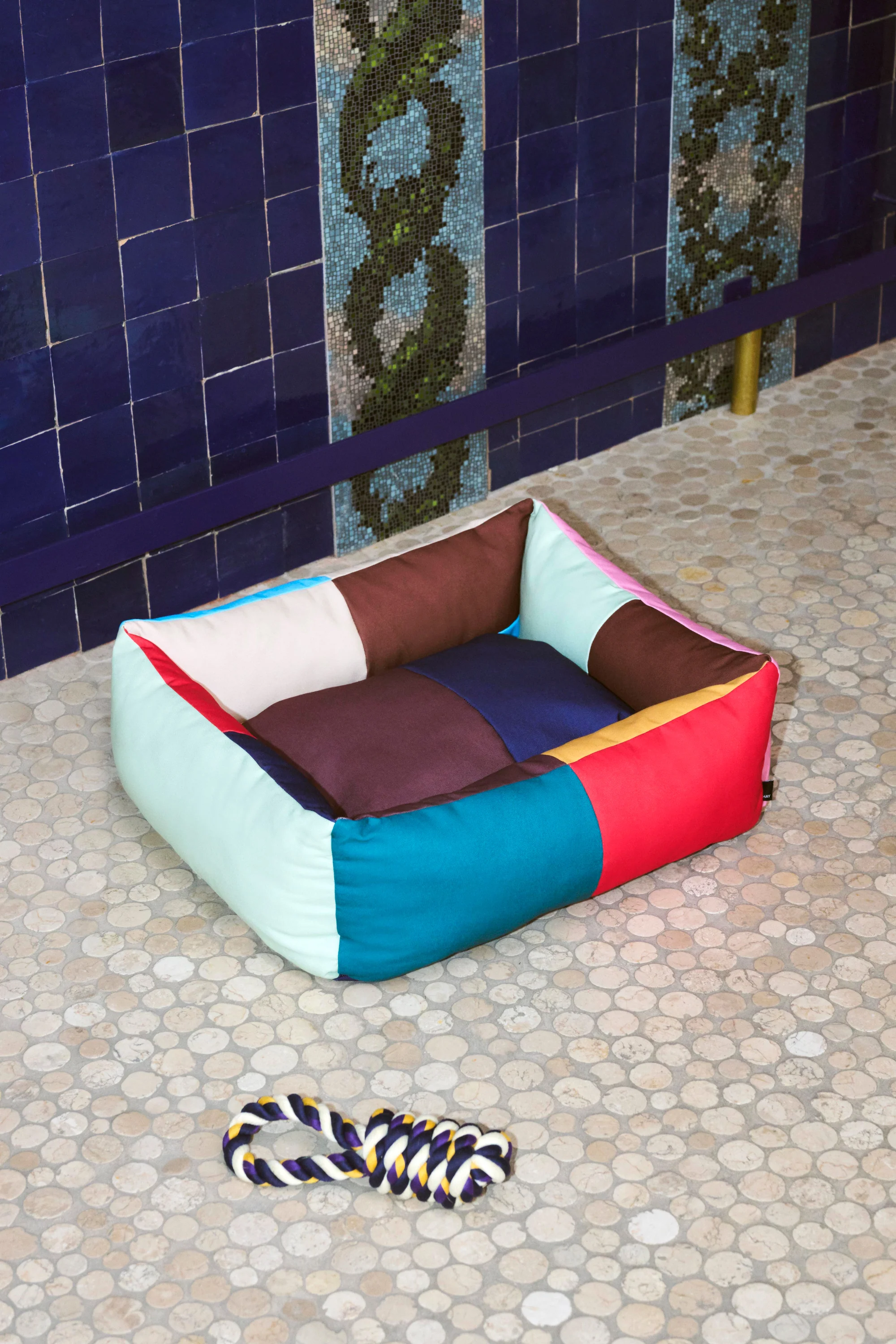 Medium Patchwork Dog Bed - Image 6