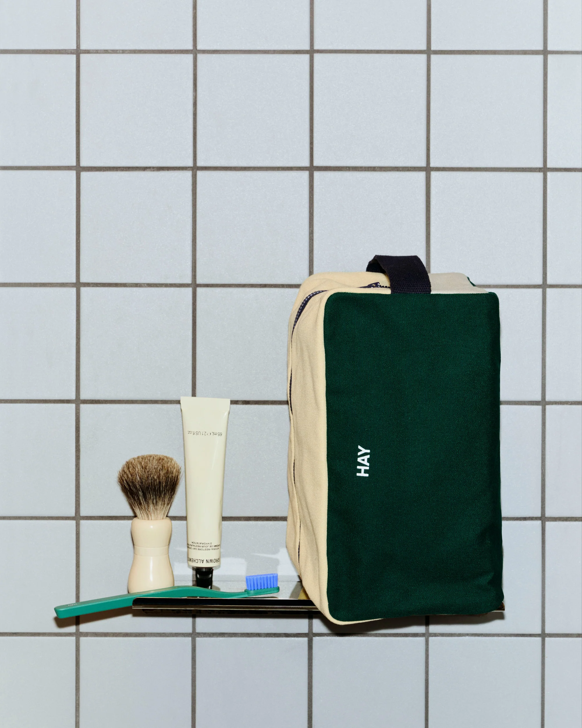 Wash Bag - Dark Green - Image 2