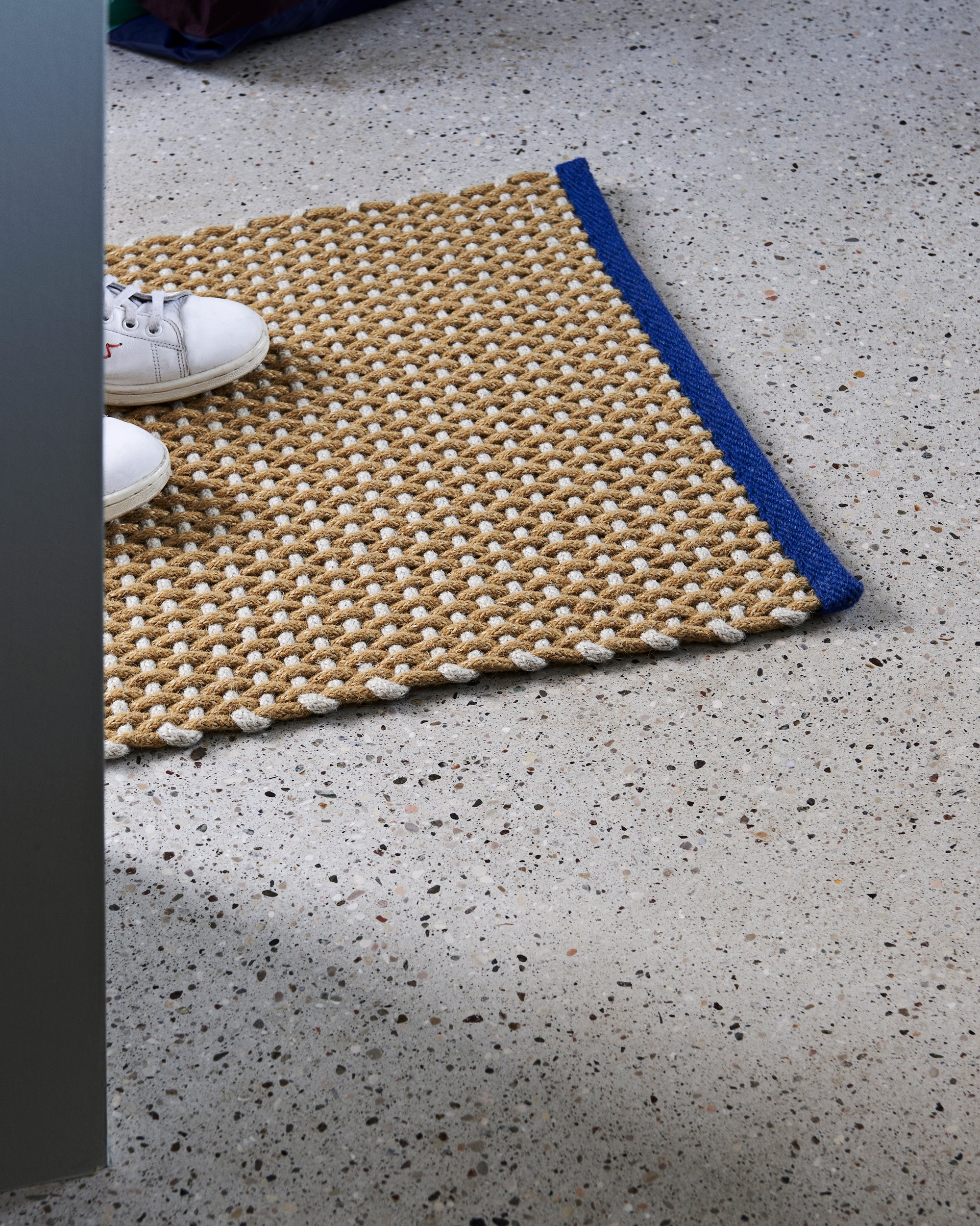 Yellow Woven Door Mat - Image 2