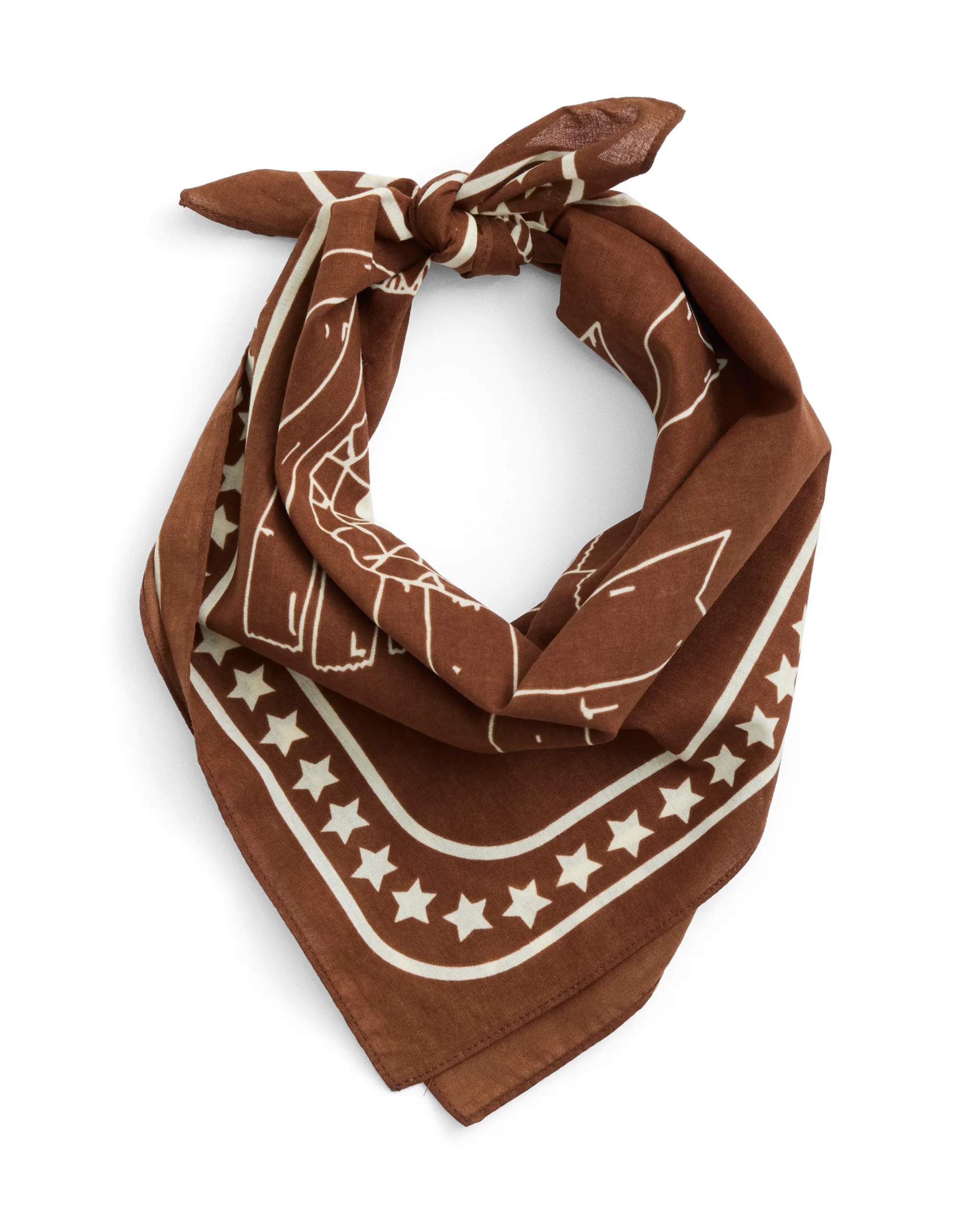 Dog Scarf - Brown