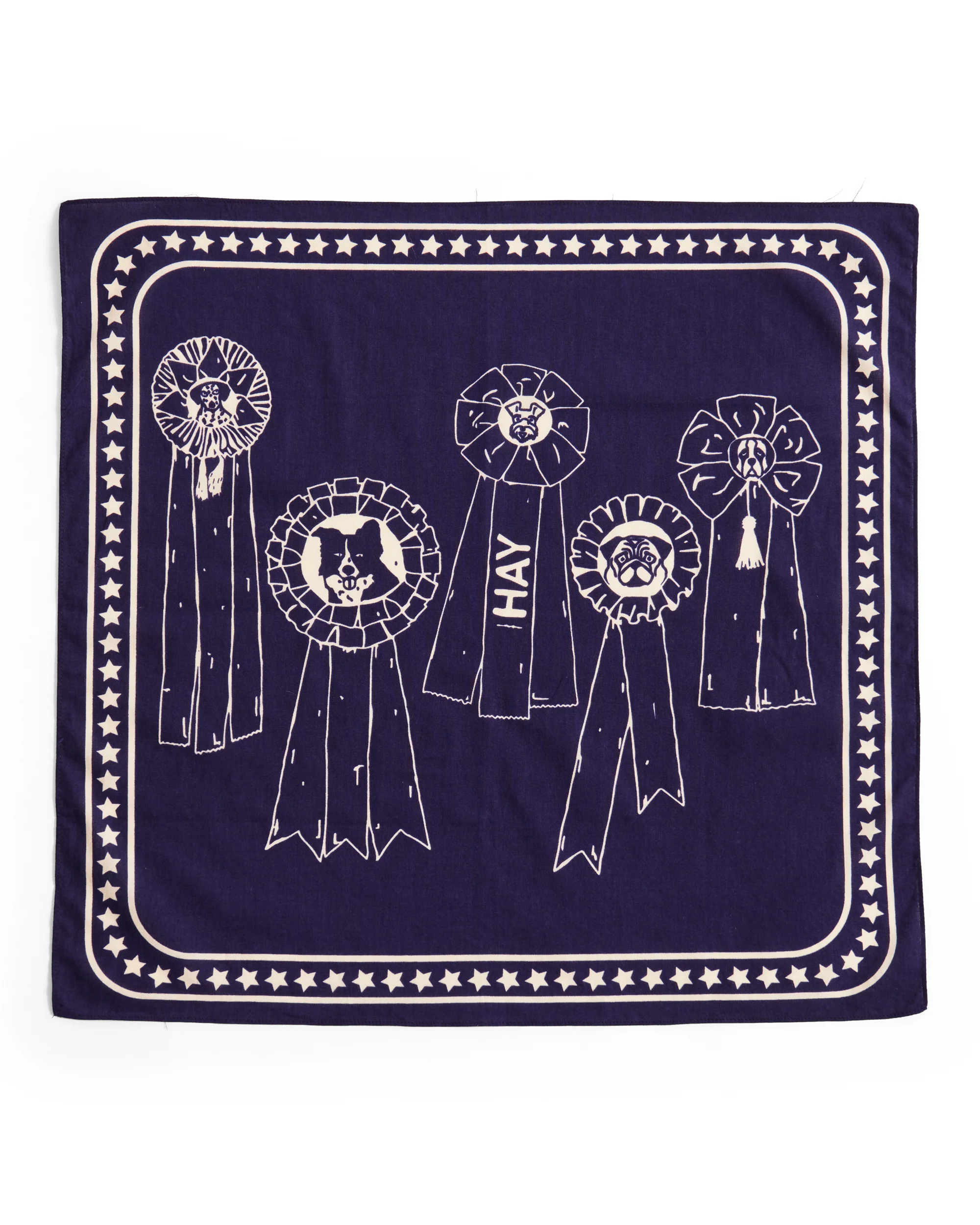 Dog Scarf - Navy - Image 3
