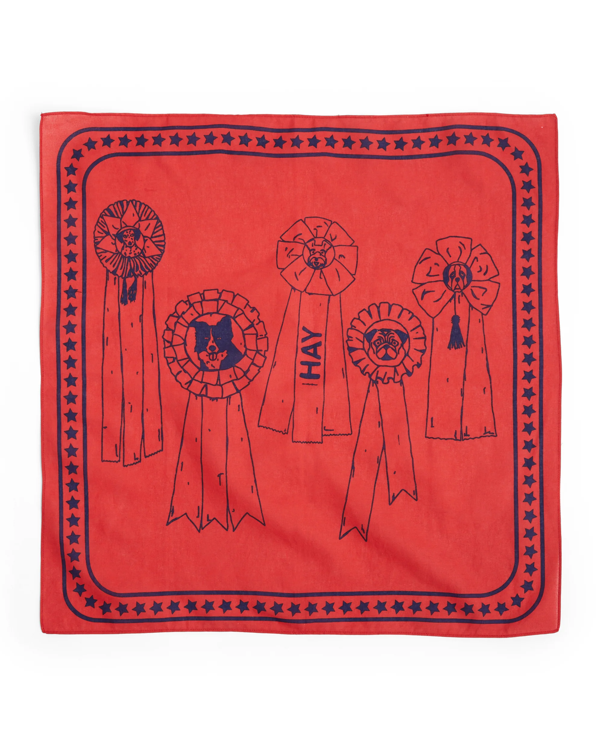 Dog Scarf - Red - Image 5