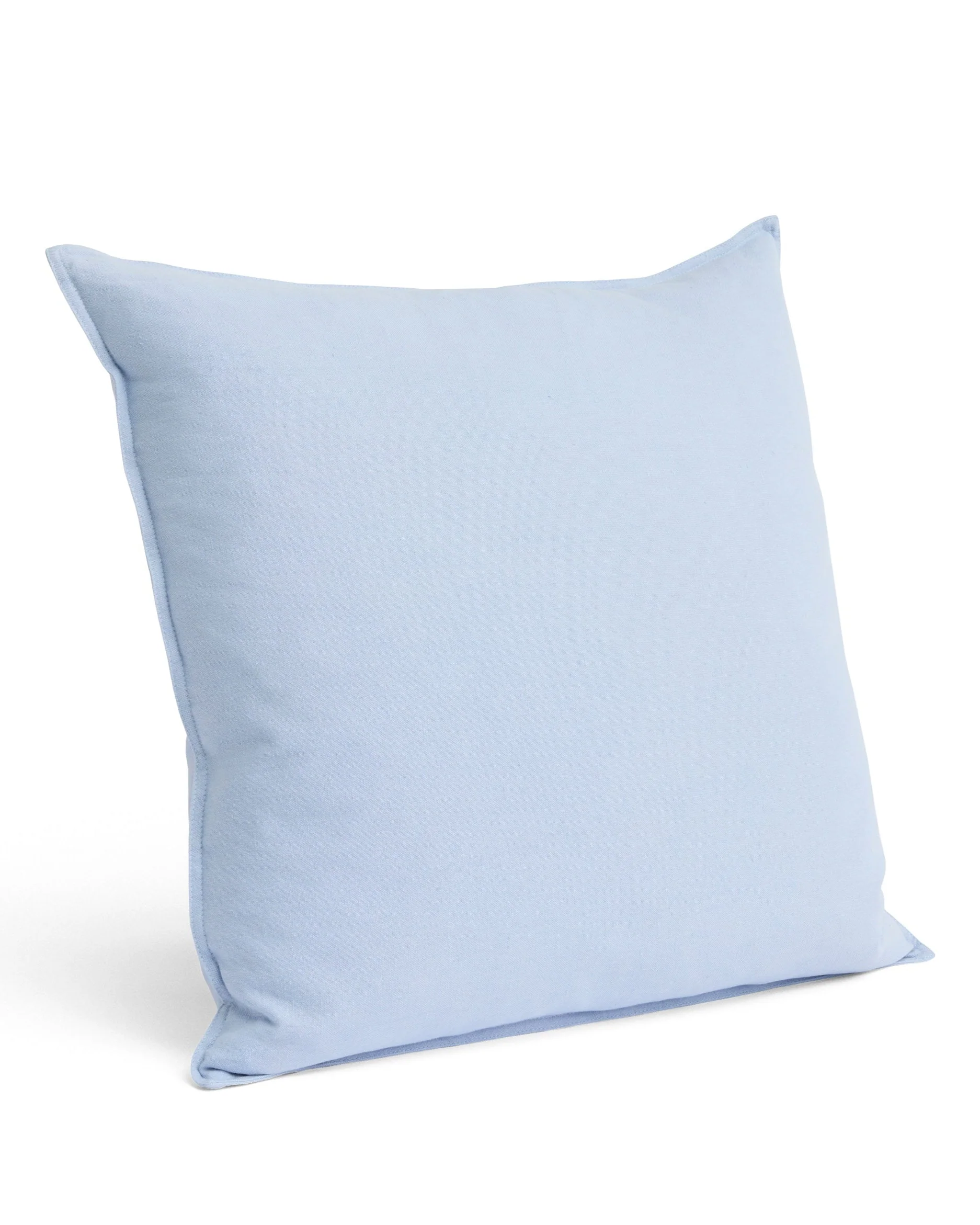 Large Linen Cushion - Light Blue