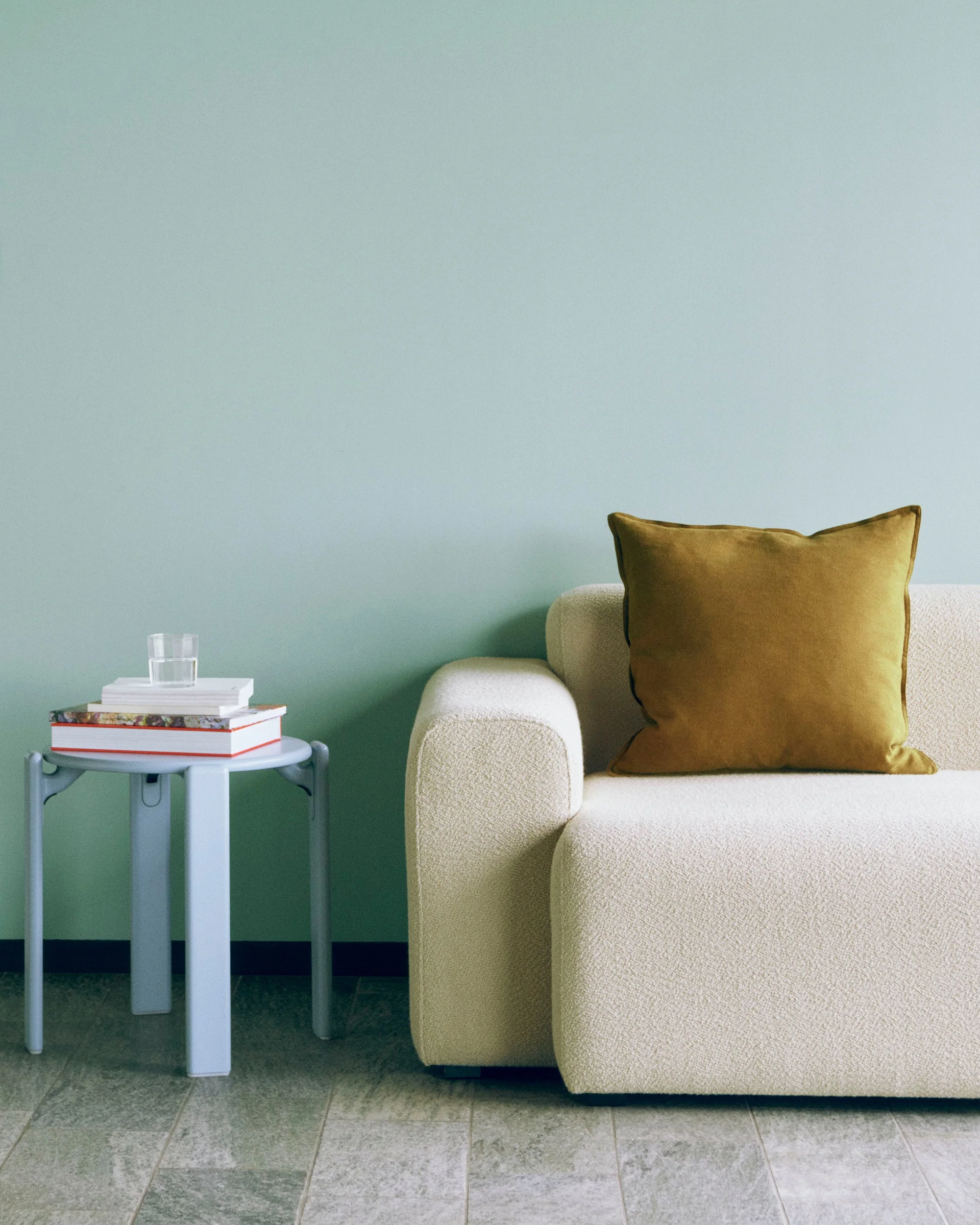Linen Cushion - Olive - Image 2