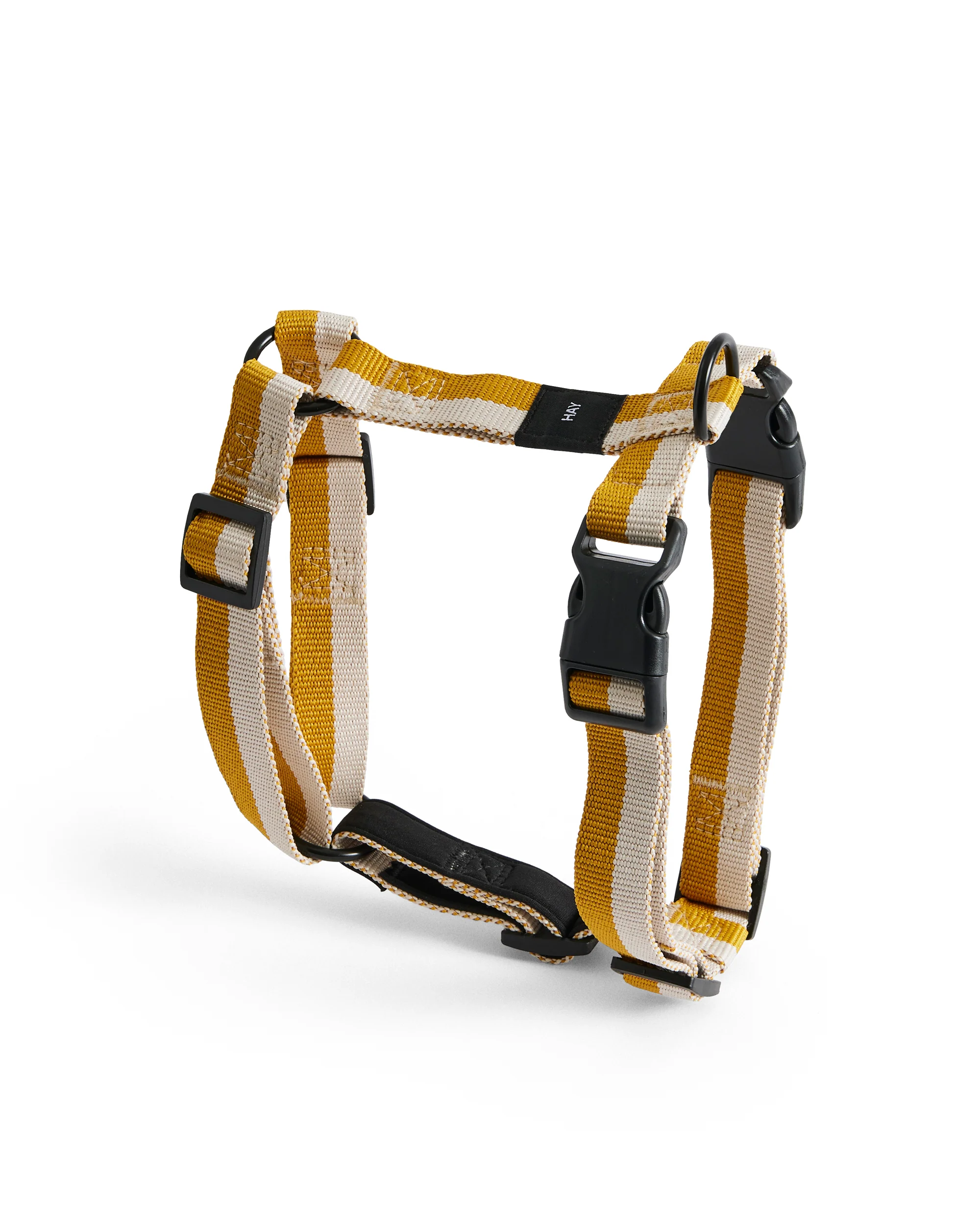 Dog Harness - Yellow & White