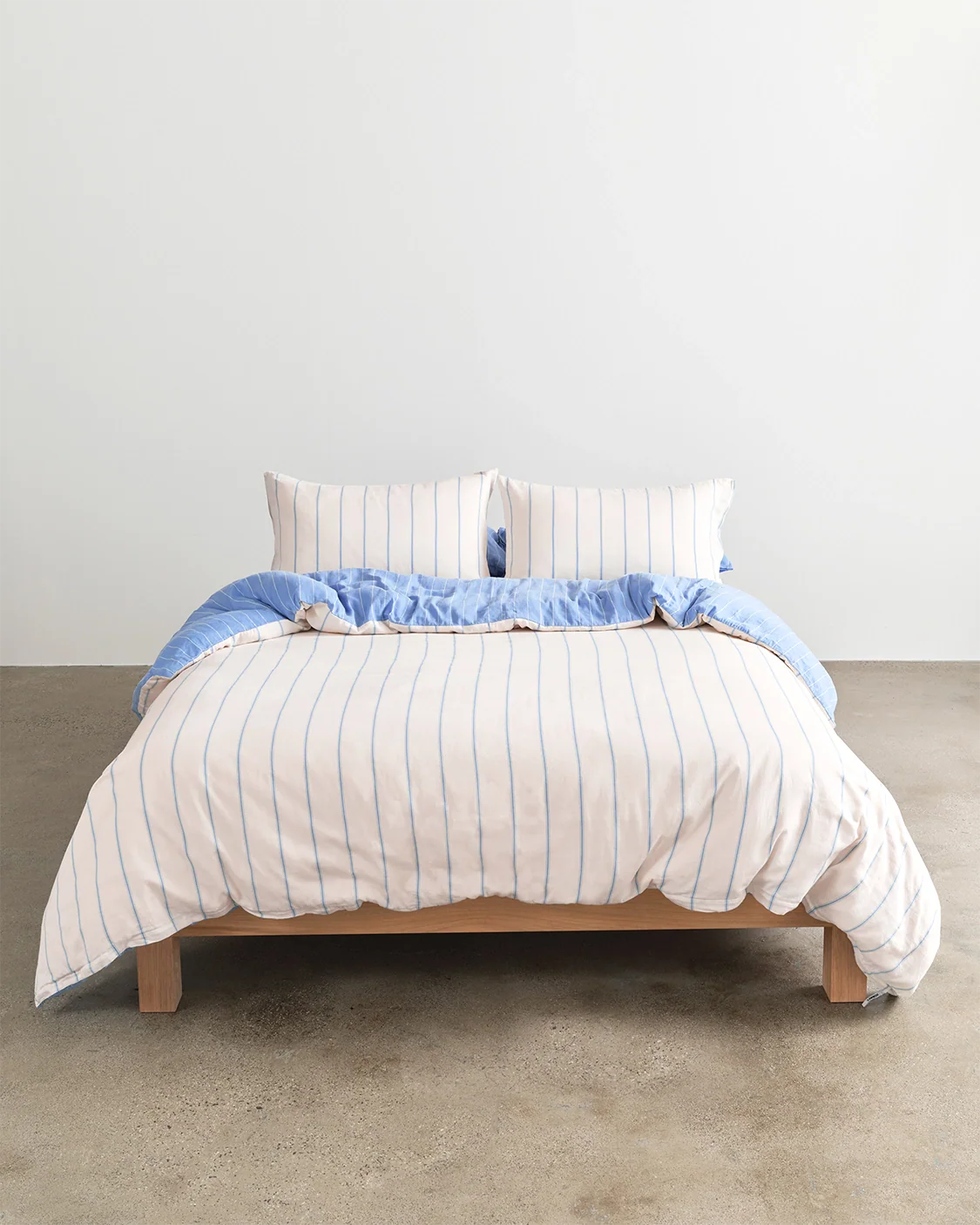 Versa Duvet Cover - Cloud & Capri