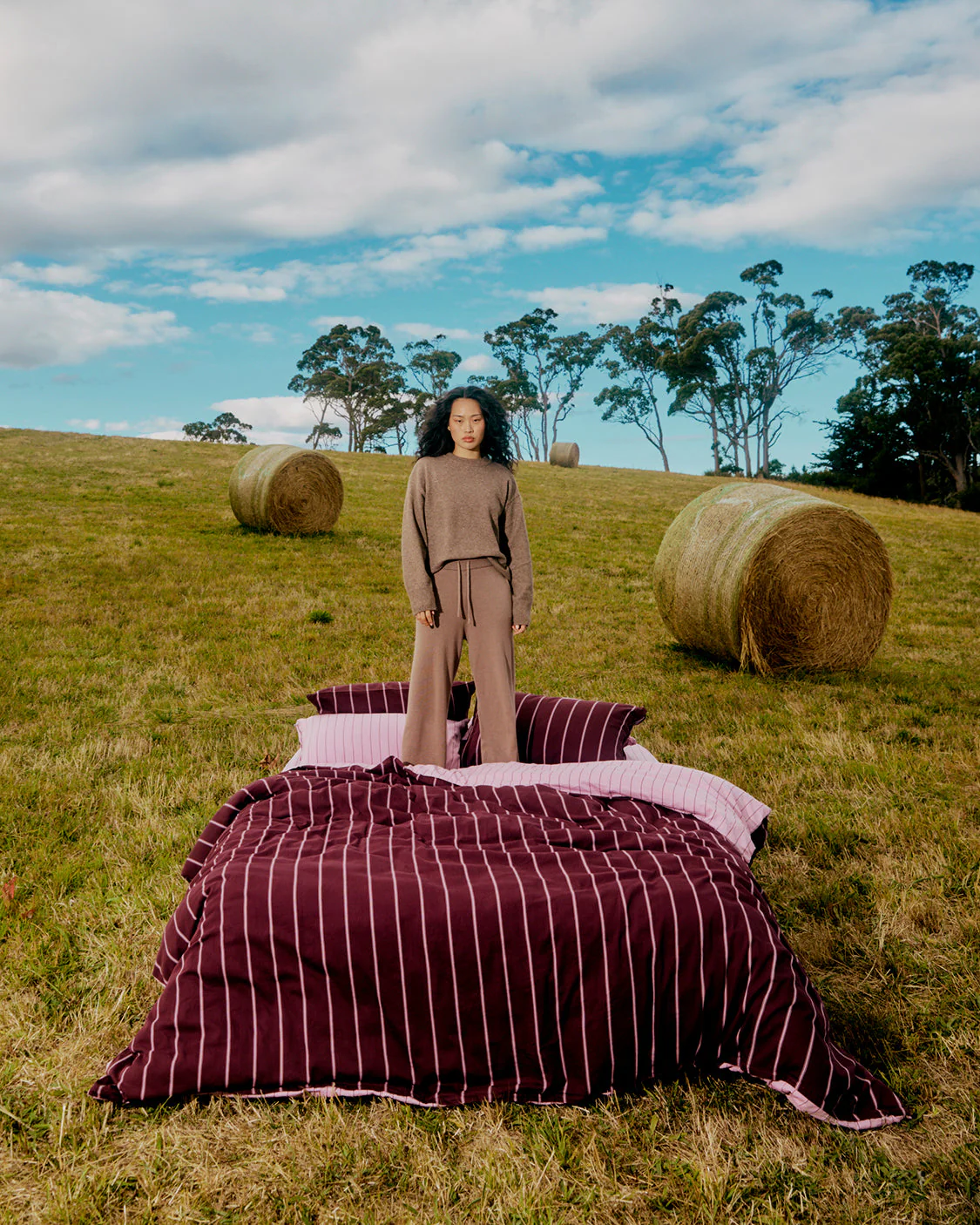 Versa Duvet Cover - Mulberry & Aster - Image 8