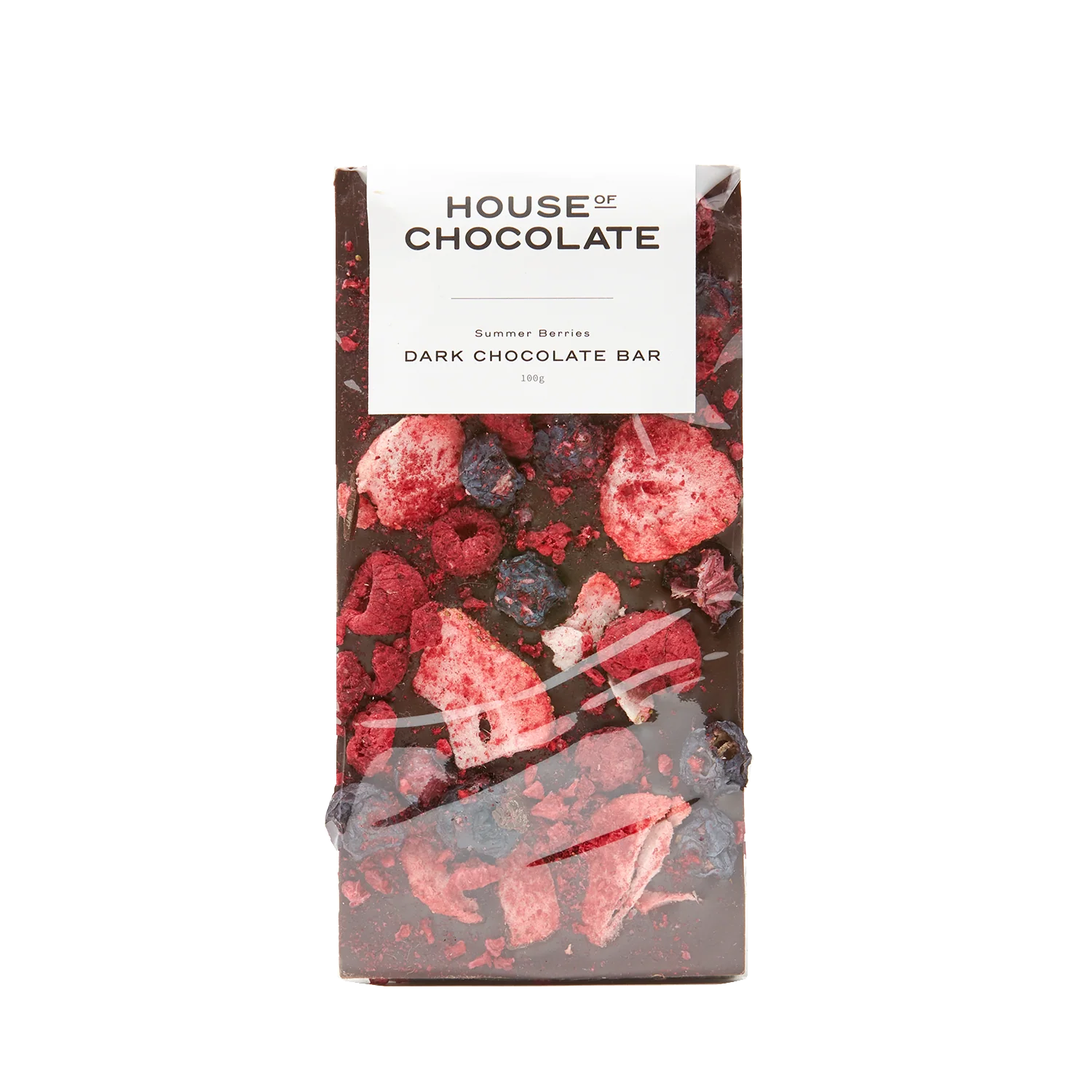 Summer Berries Dark Chocolate Bar