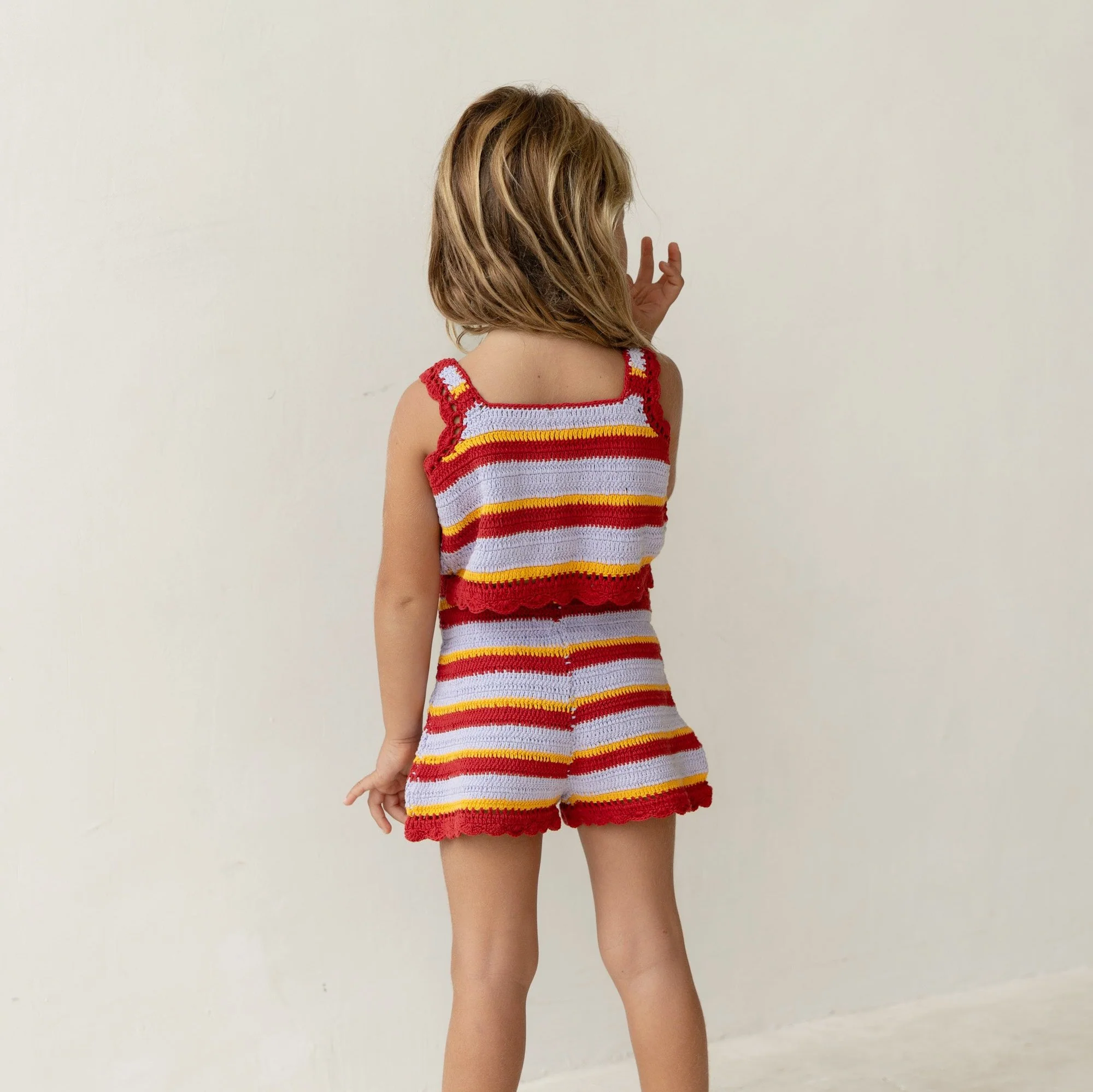 Crochet Top - Sunset Stripe - Image 2