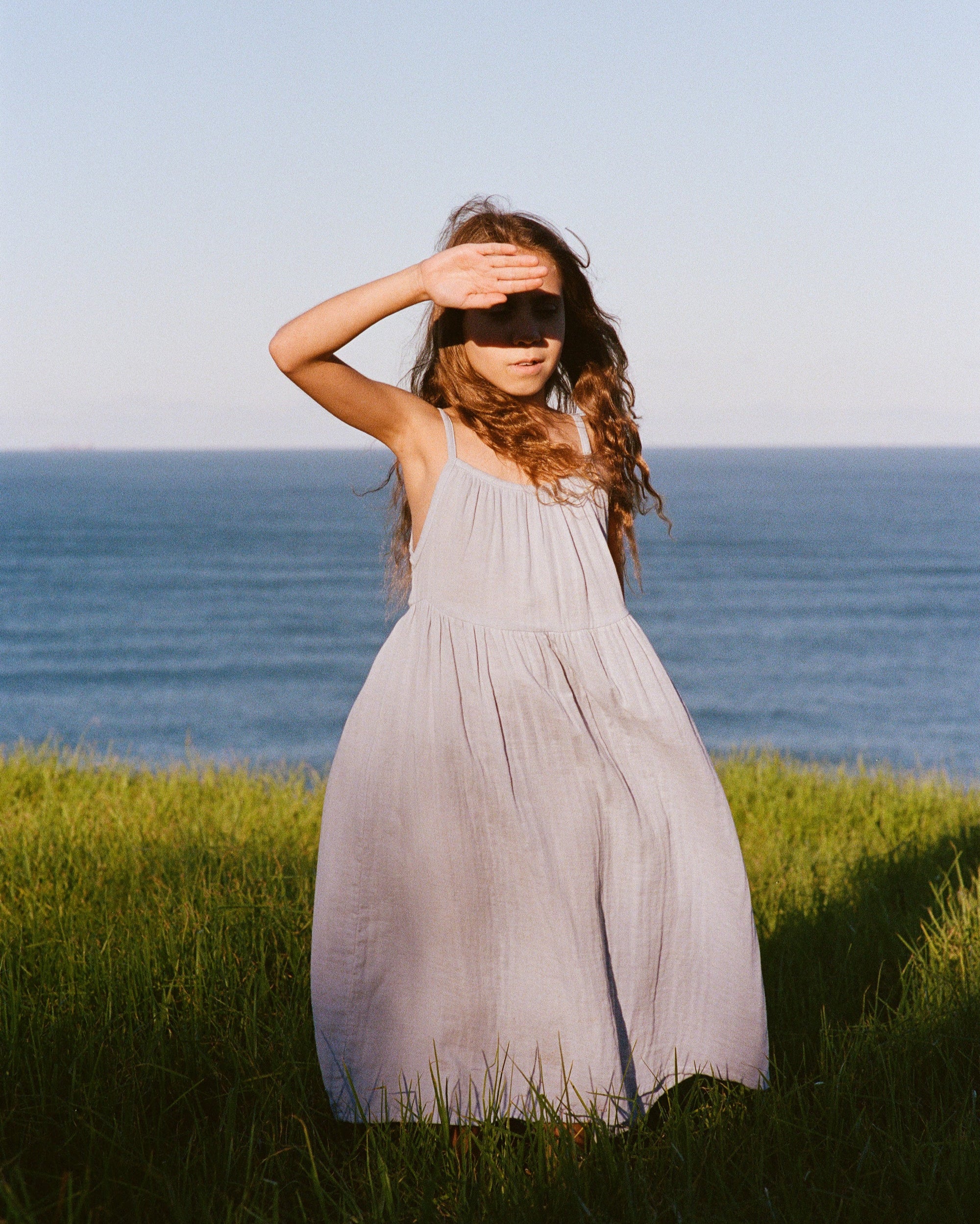 Darcy Dress - Pale Indigo - Image 2