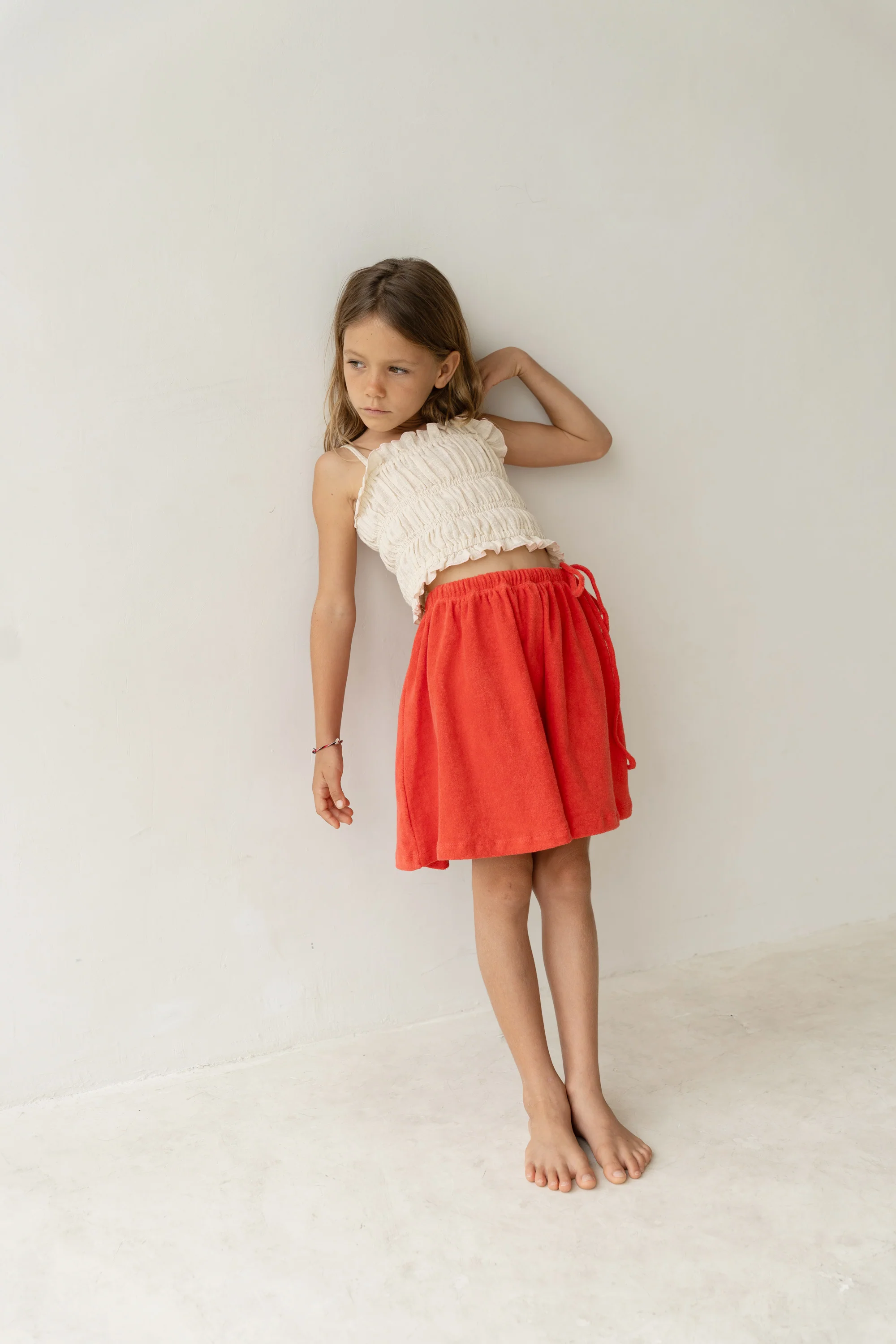 Shirred Top - Ecru - Image 3