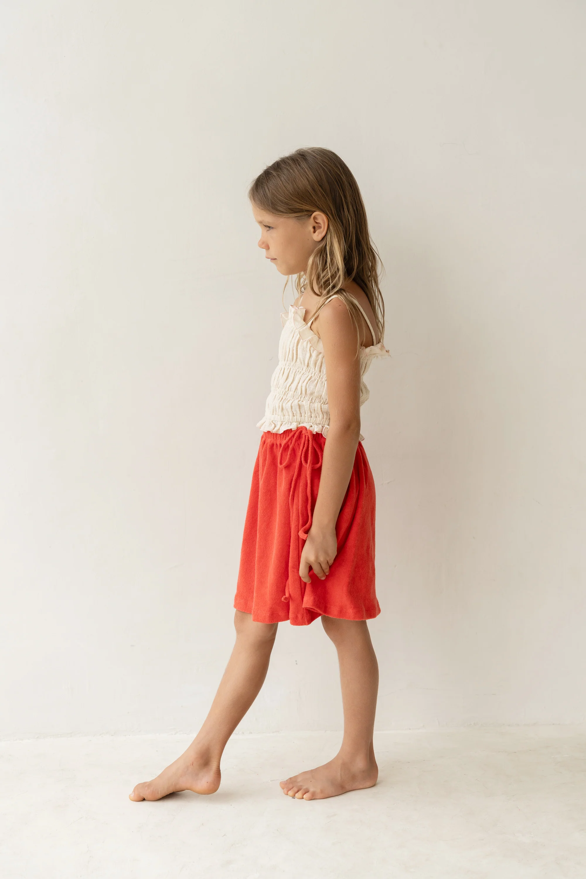 Shirred Top - Ecru - Image 5