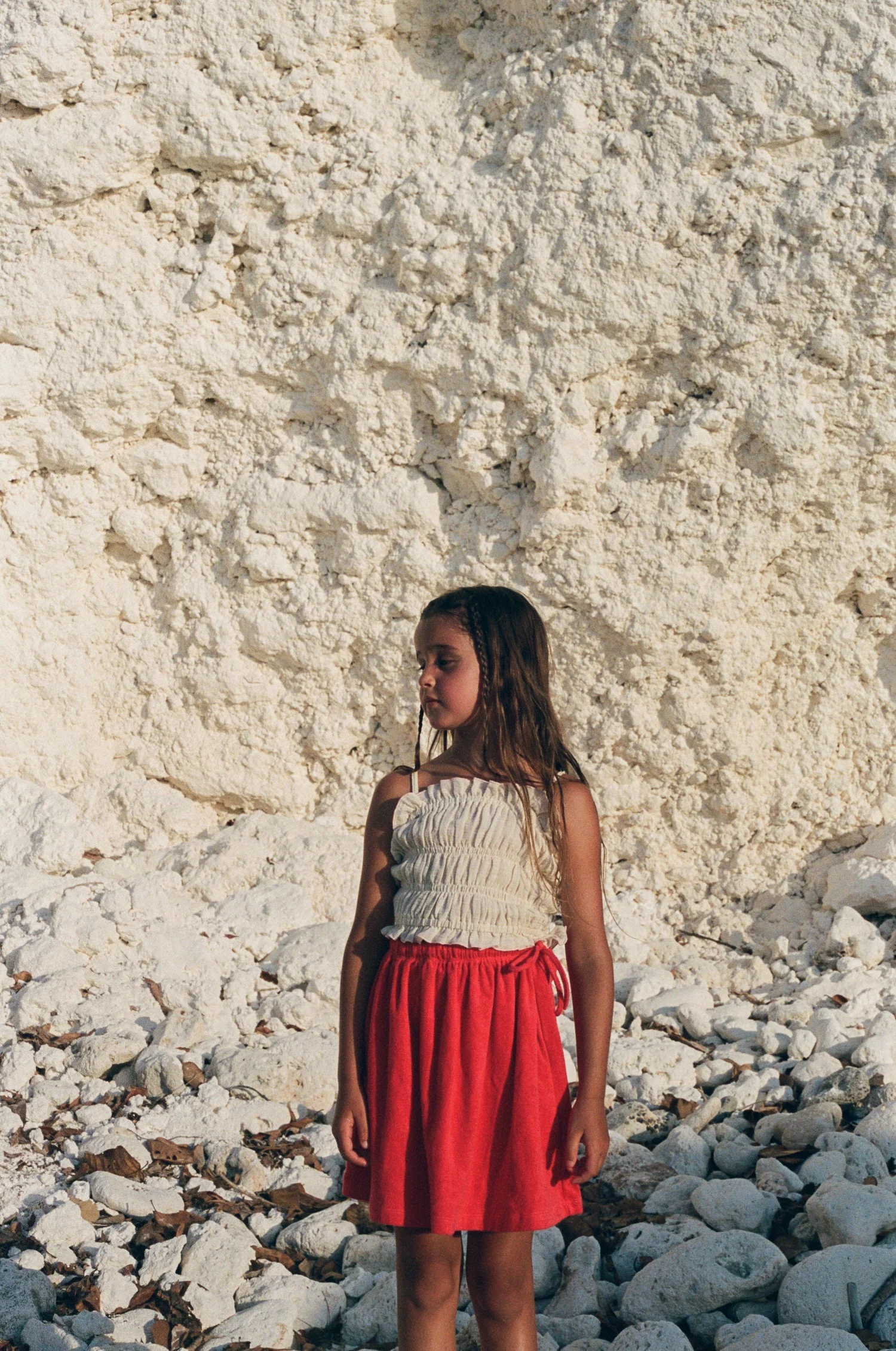 Shirred Top - Ecru - Image 6