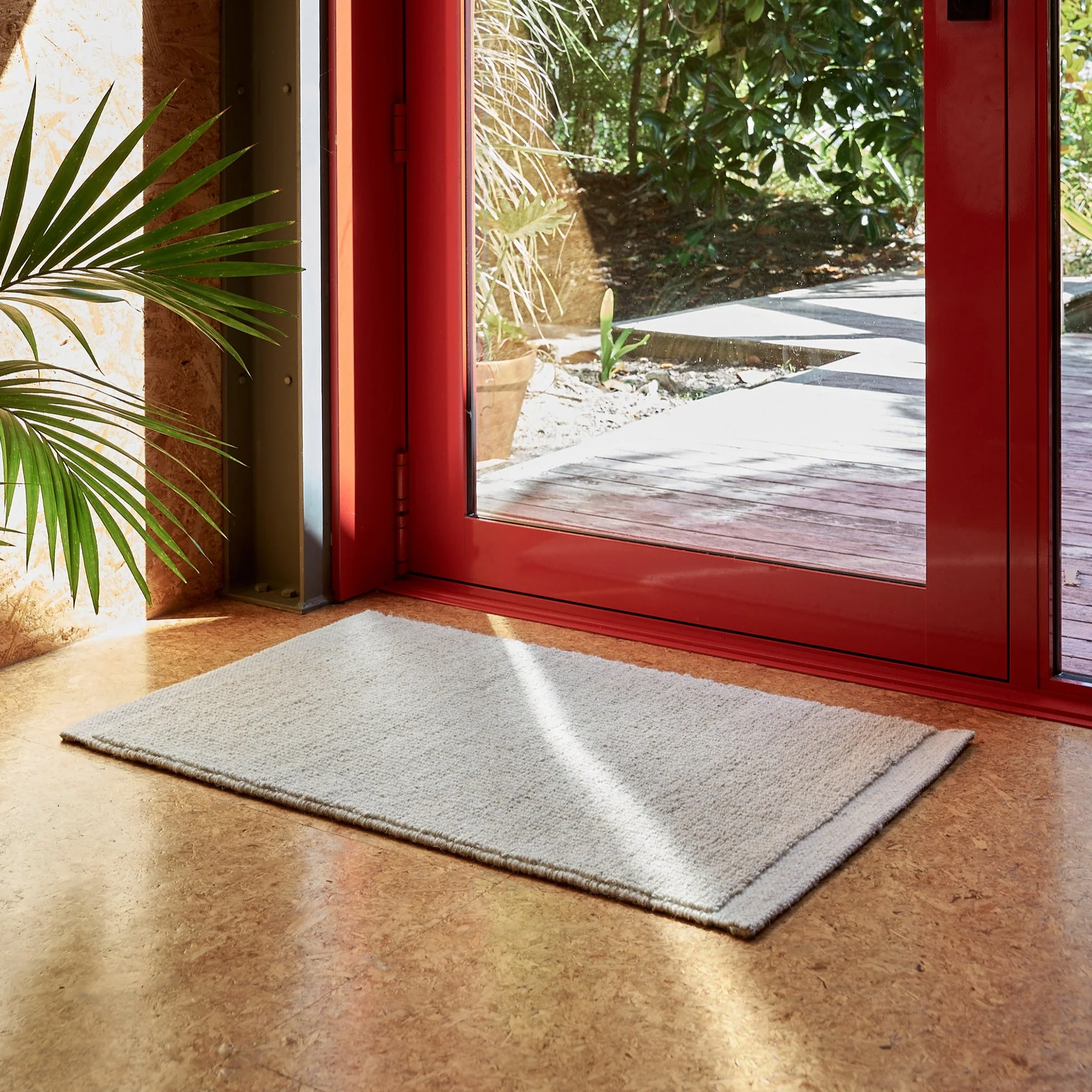 Joni Wool Door Mats - Oatmeal - Image 2