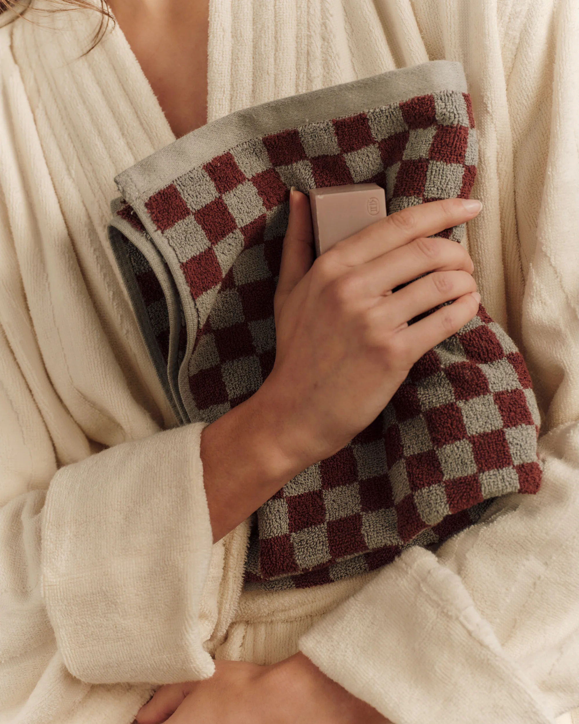 Josephine Hand Towel - Cement & Rhus - Image 3