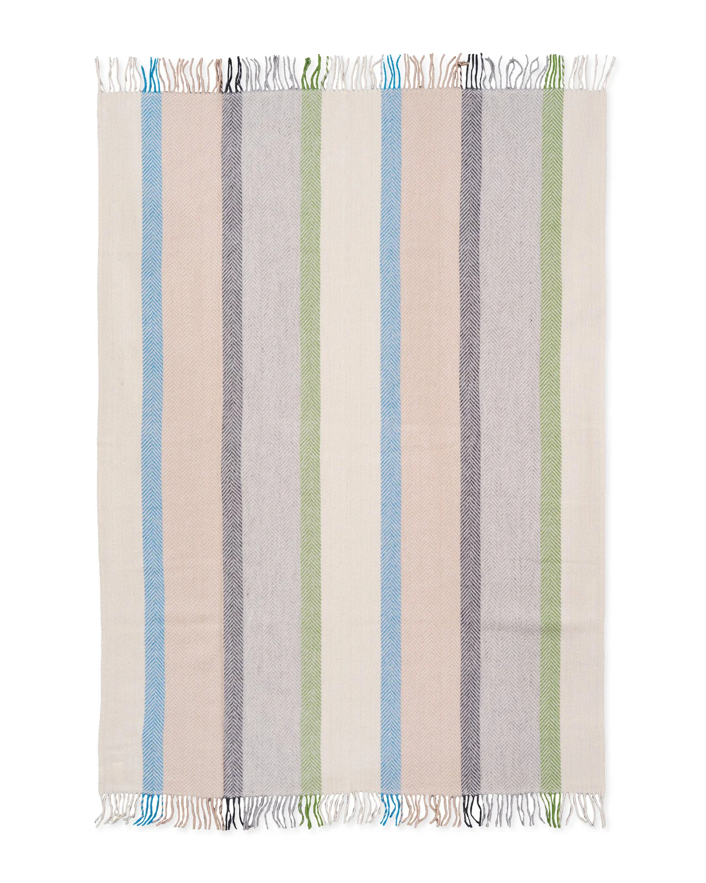 NZ Lambswool Throw - Birka Earth