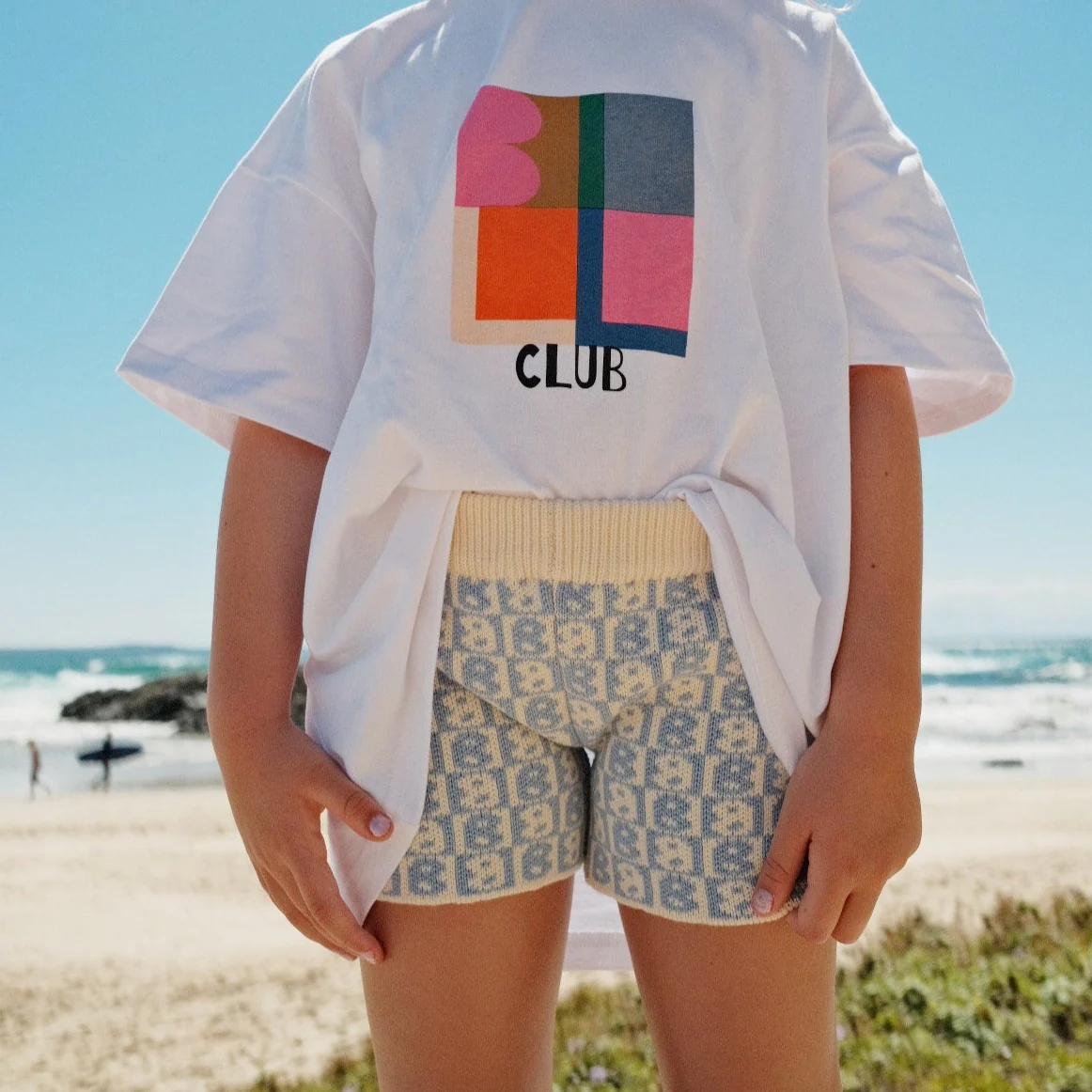 Knit Shorties - Blue - Image 2