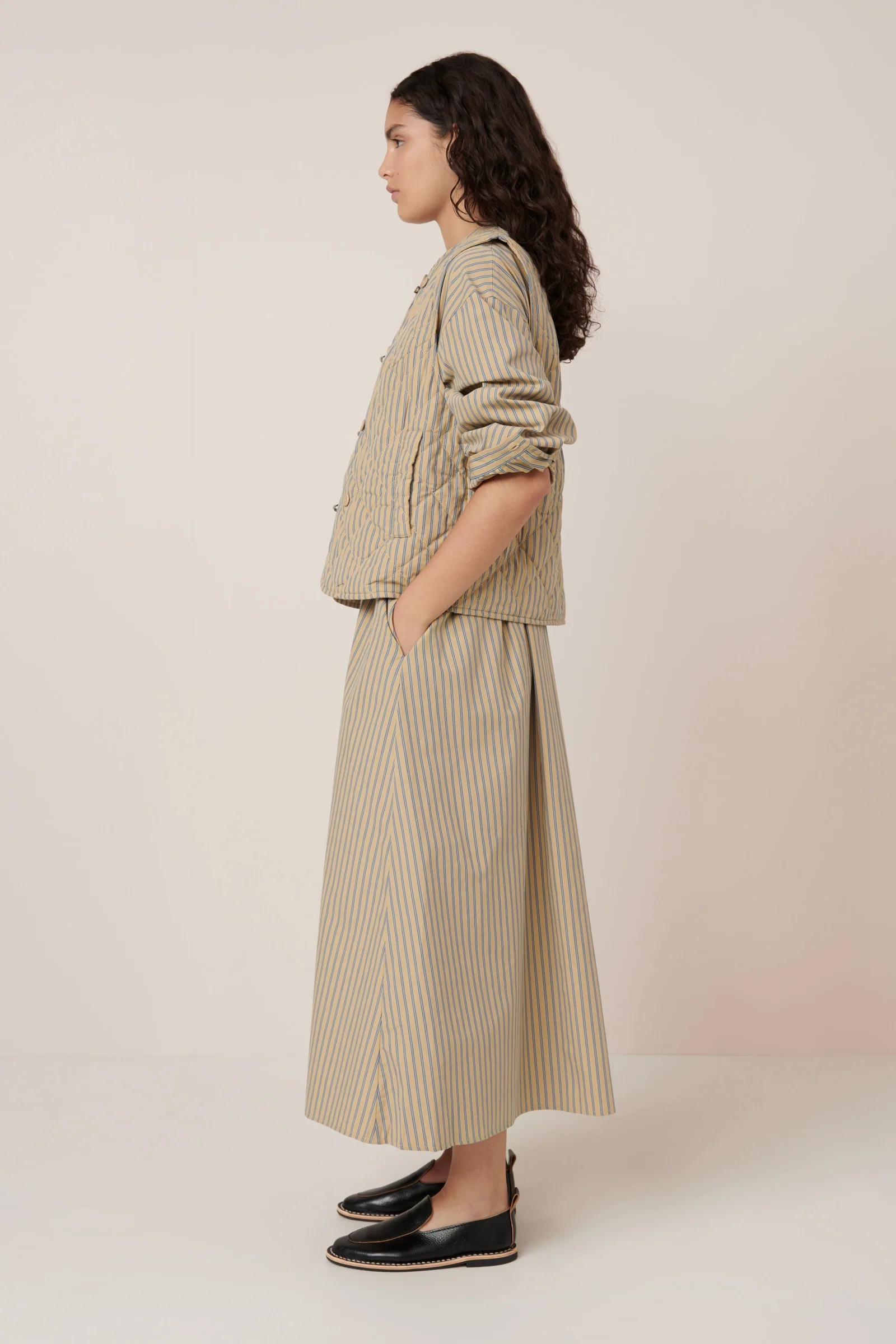Array Dress - Double Pinstripe - Image 4