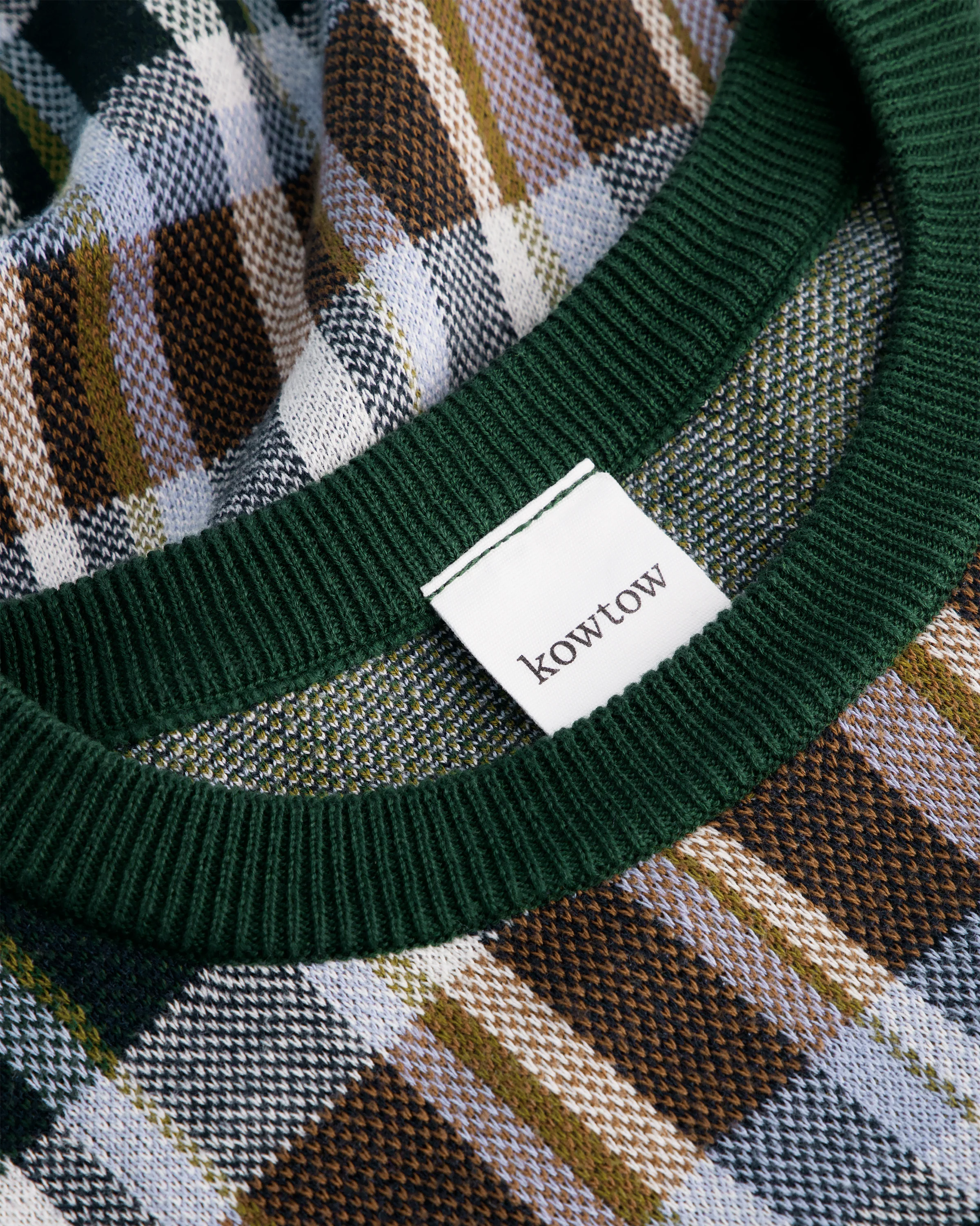 Chequered Knit Tee - Image 7