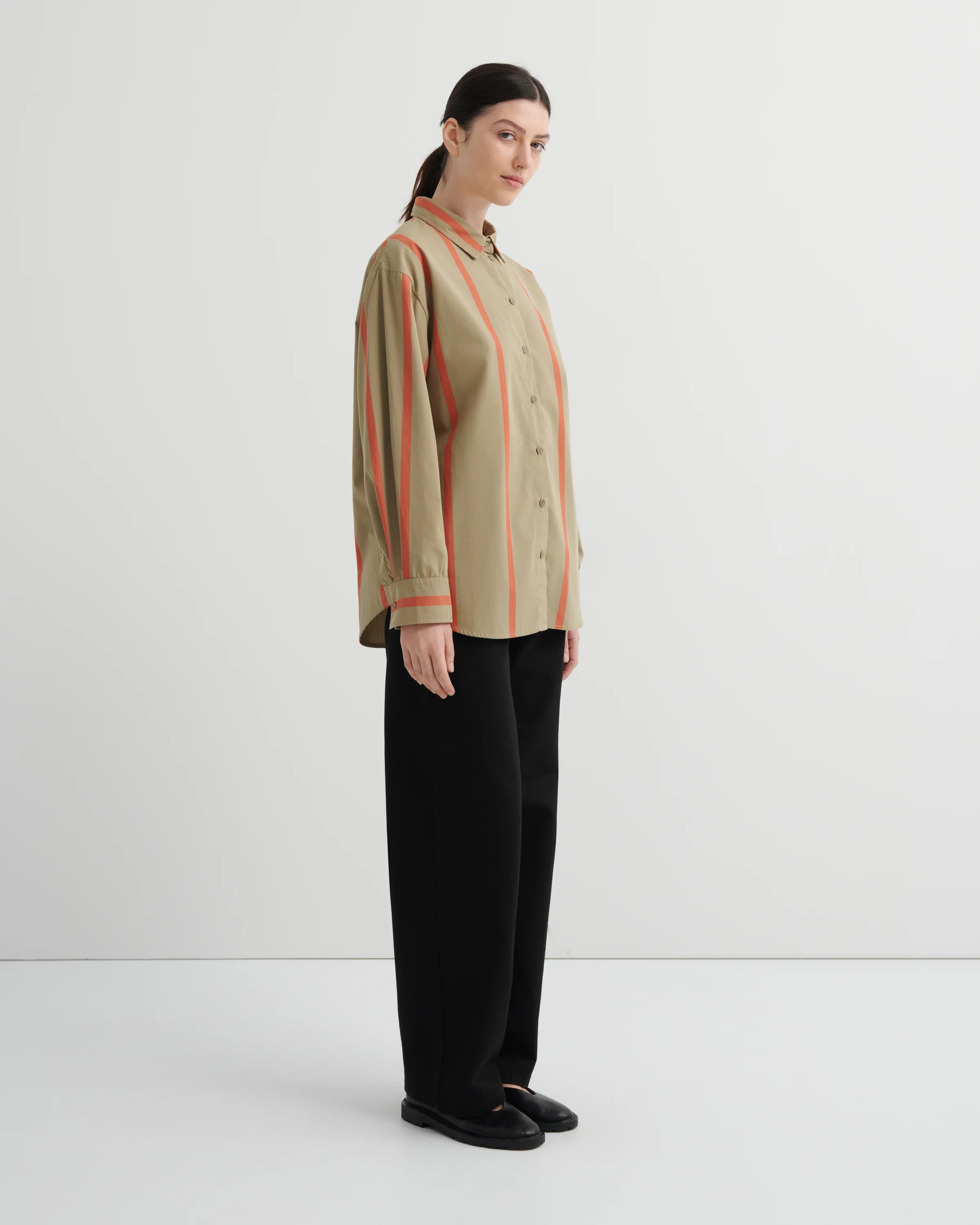 Maker Shirt - Nasturtium Stripe - Image 8
