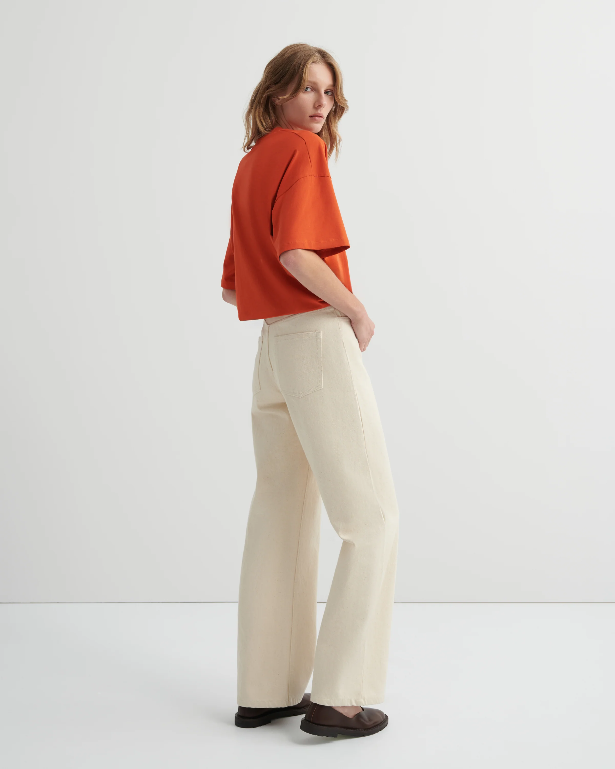 Oversized Boxy Tee - Nasturtium - Image 4