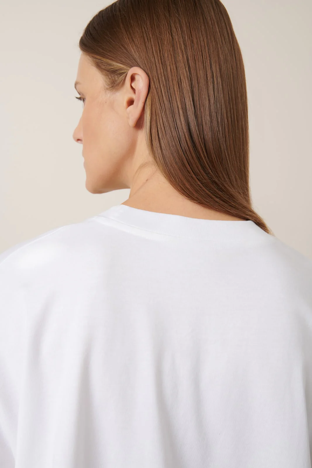 Oversized Boxy Tee - White - Image 5
