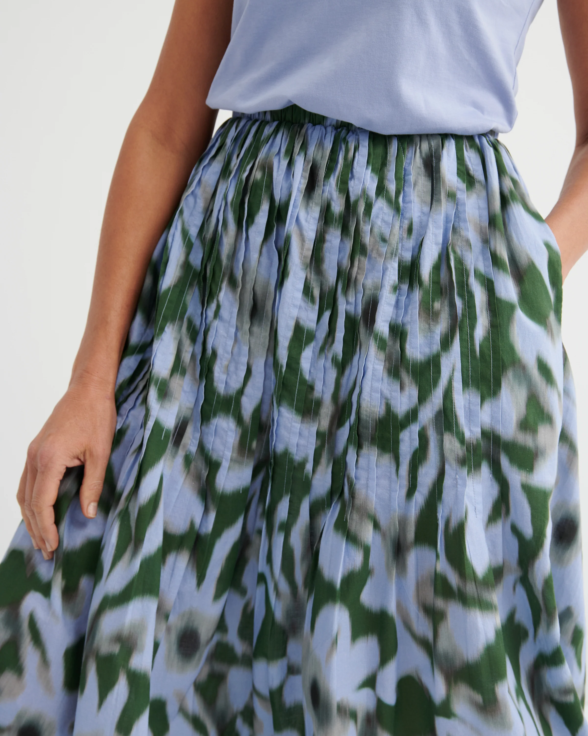 Poet Skirt - Misty Floral - Image 3