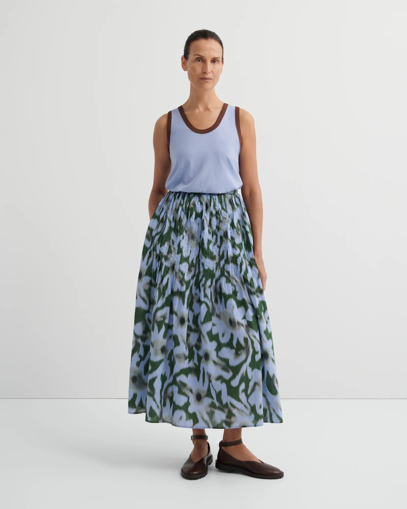 Poet Skirt - Misty Floral - Image 5