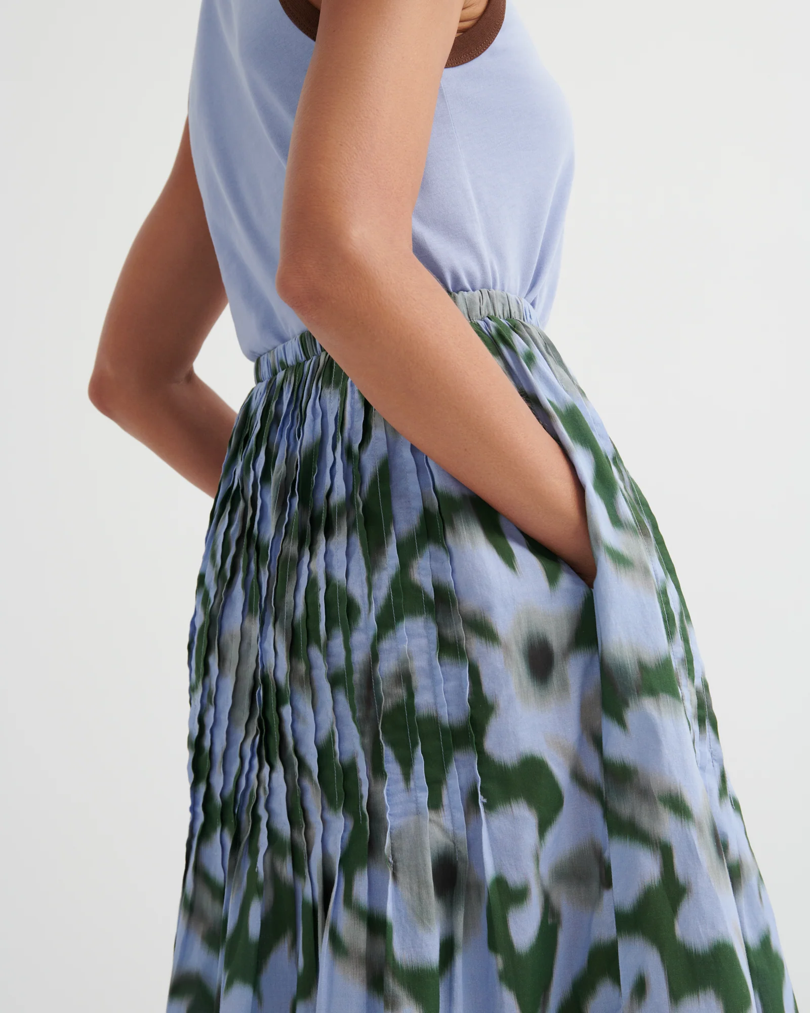 Poet Skirt - Misty Floral - Image 6